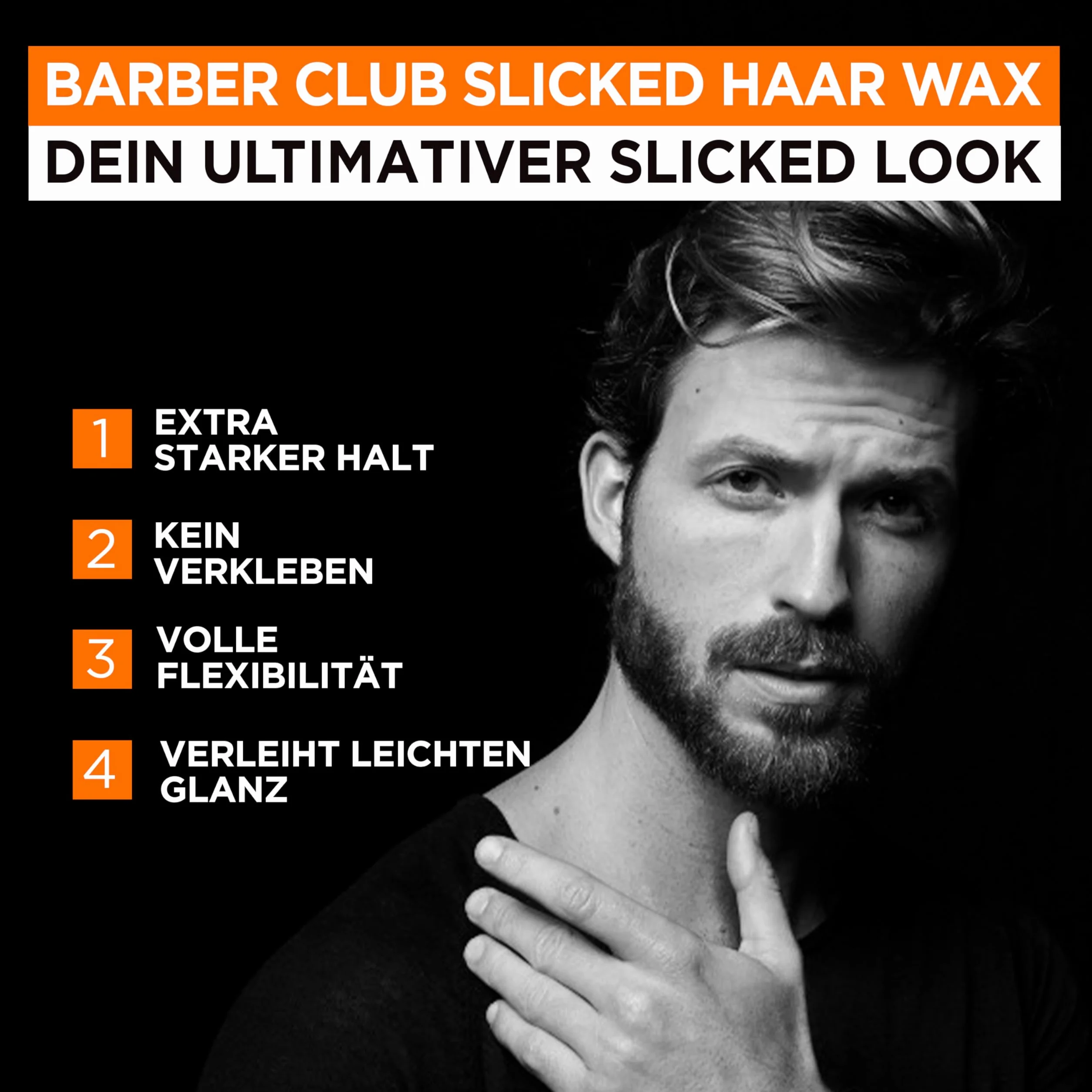 L'Oréal Men Expert Barber Club Wosk do włosów Slicked Hair Fixing Wax 75 ml