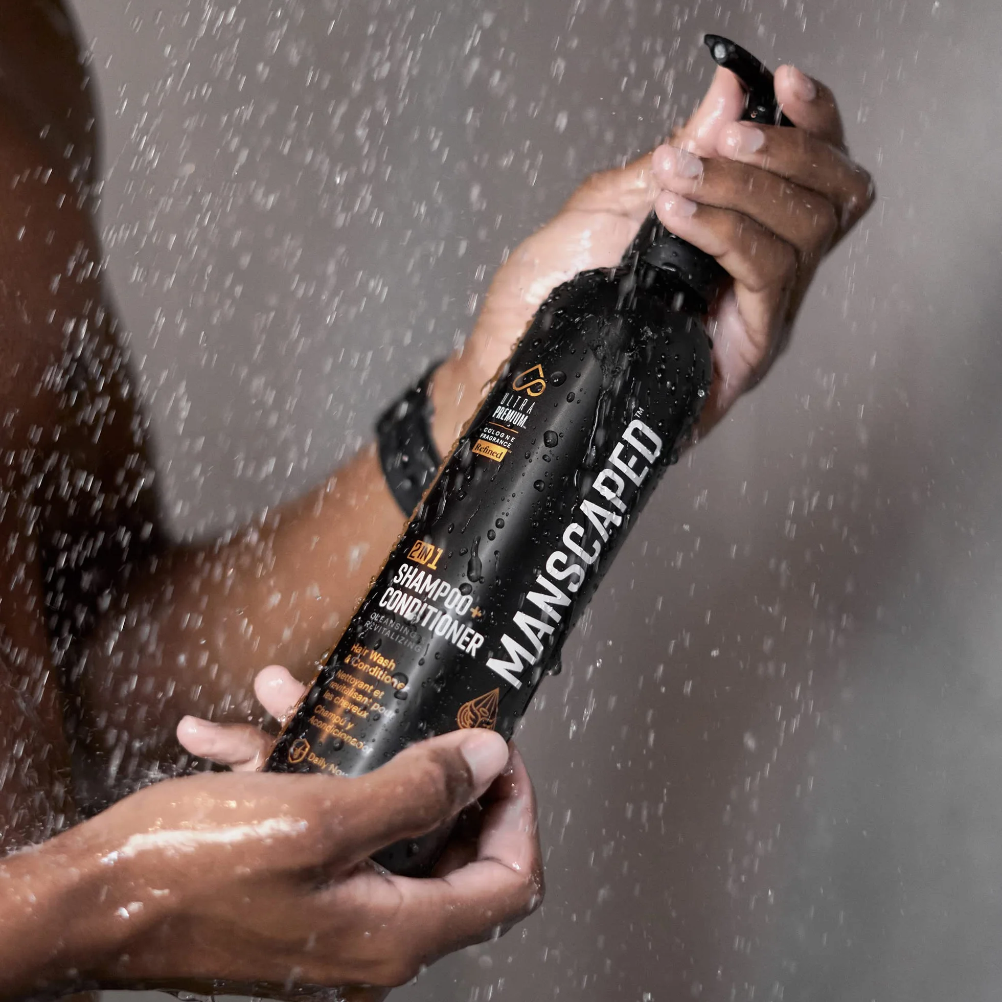 MANSCAPED® Szampon i odżywka 2 w 1 z wodorostami morskimi i aloesem 16 uncji