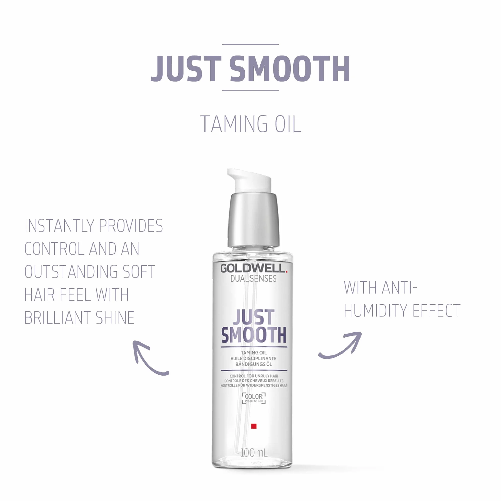 GOLDWELL DUALSENSES JUST SMOOTH Wygładzający olejek do włosów 100ml