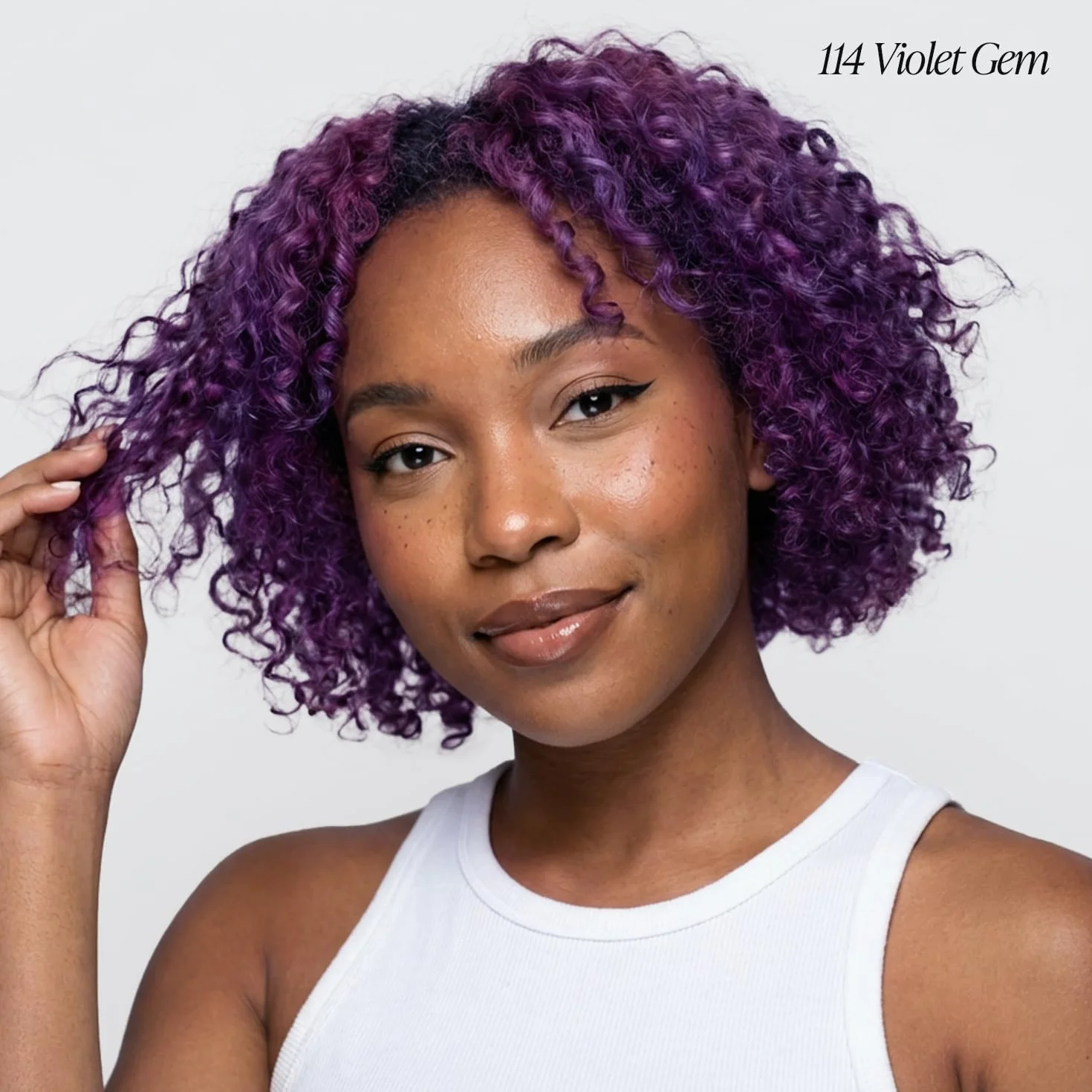 Adore Shining Semi Permanent Hair Color 114 Violet Gem