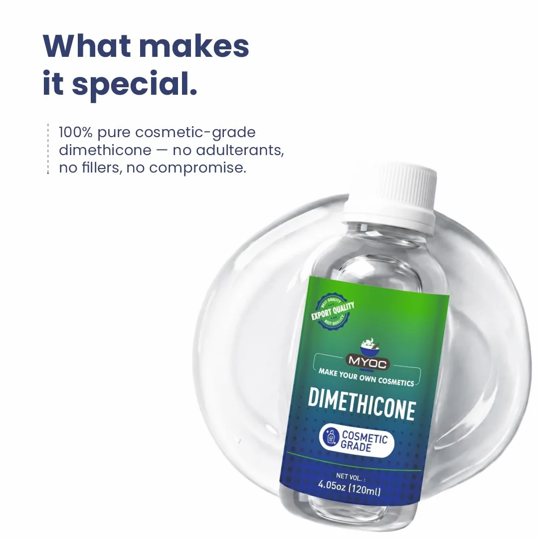 Dimethicone – Cosmetic Grade Silicone for DIY Skincare, serum do włosów i makijażu | 120 ml