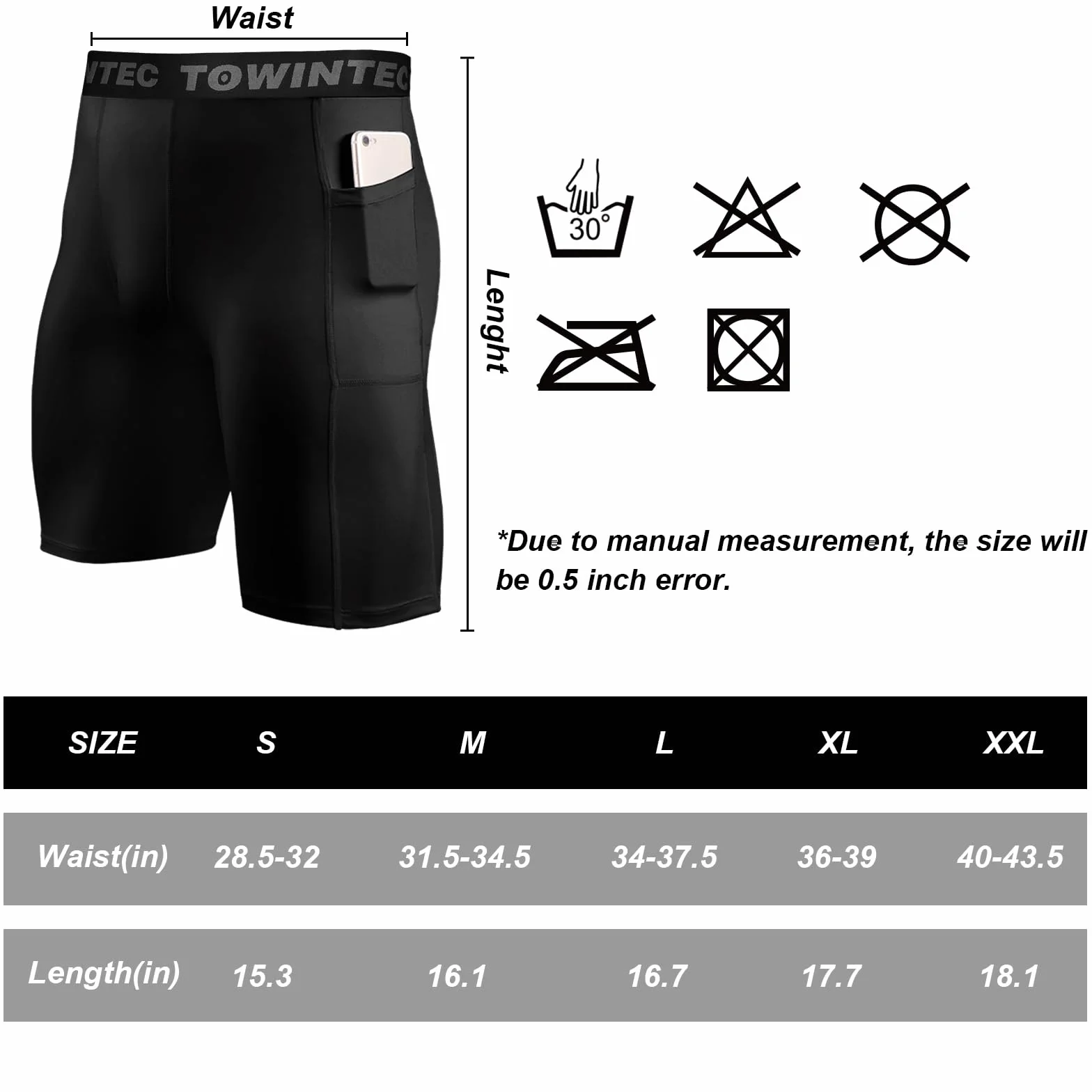 Męskie spodenki kompresyjne z kieszenią sportowe legginsy do biegania z kieszeniami bielizna trening sportowy spandex warstwa bazowa krótkie dla motocyklistów koszykówka siatkówka trening