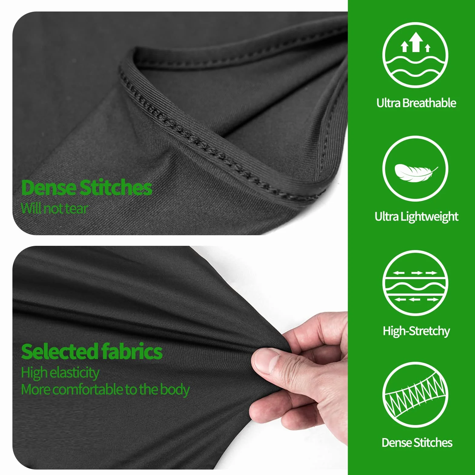LONGKING Kominiarka Uniseks Balaclava Face Mask for Men and Women (1 w zestawie)