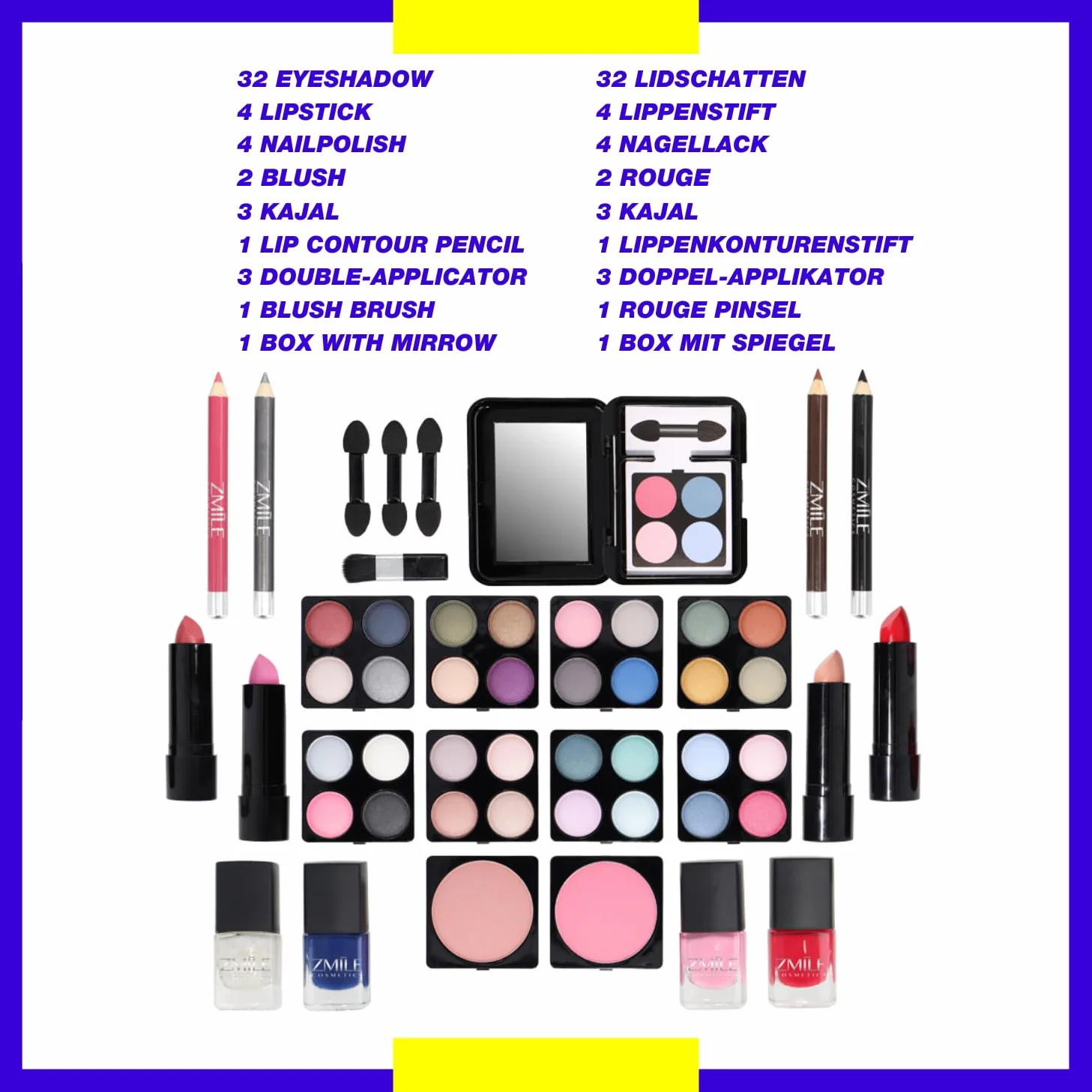 ZMILE Cosmetics Zestaw do Makijażu, Everybodys Darling, Kosmetyki Wegańskie