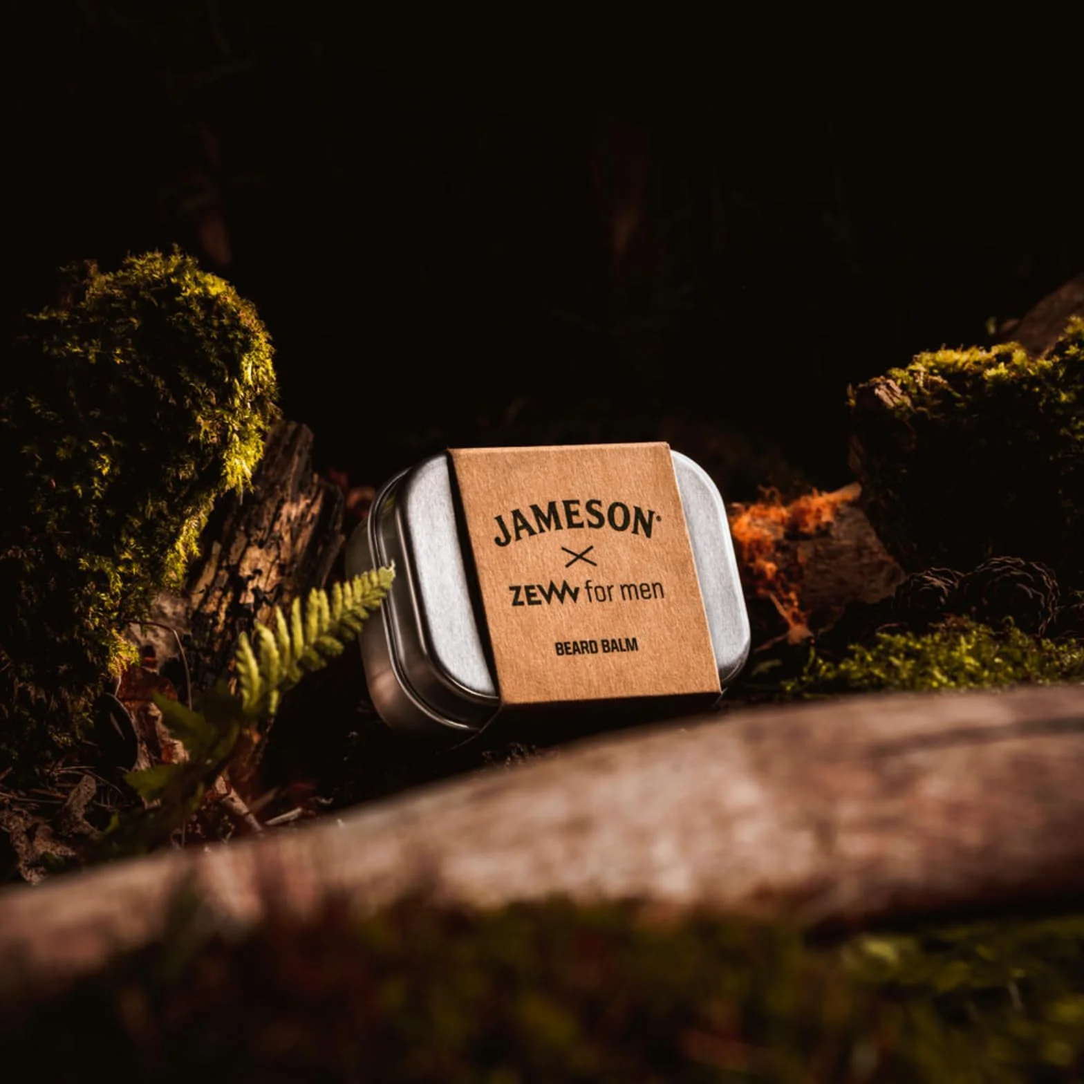 ZEW Balsam do Brody Jameson 80ml Beard Balm Nawilżający Lekki Chwyt Nuty Drzewa Sandałowego Bergamotki Limonki