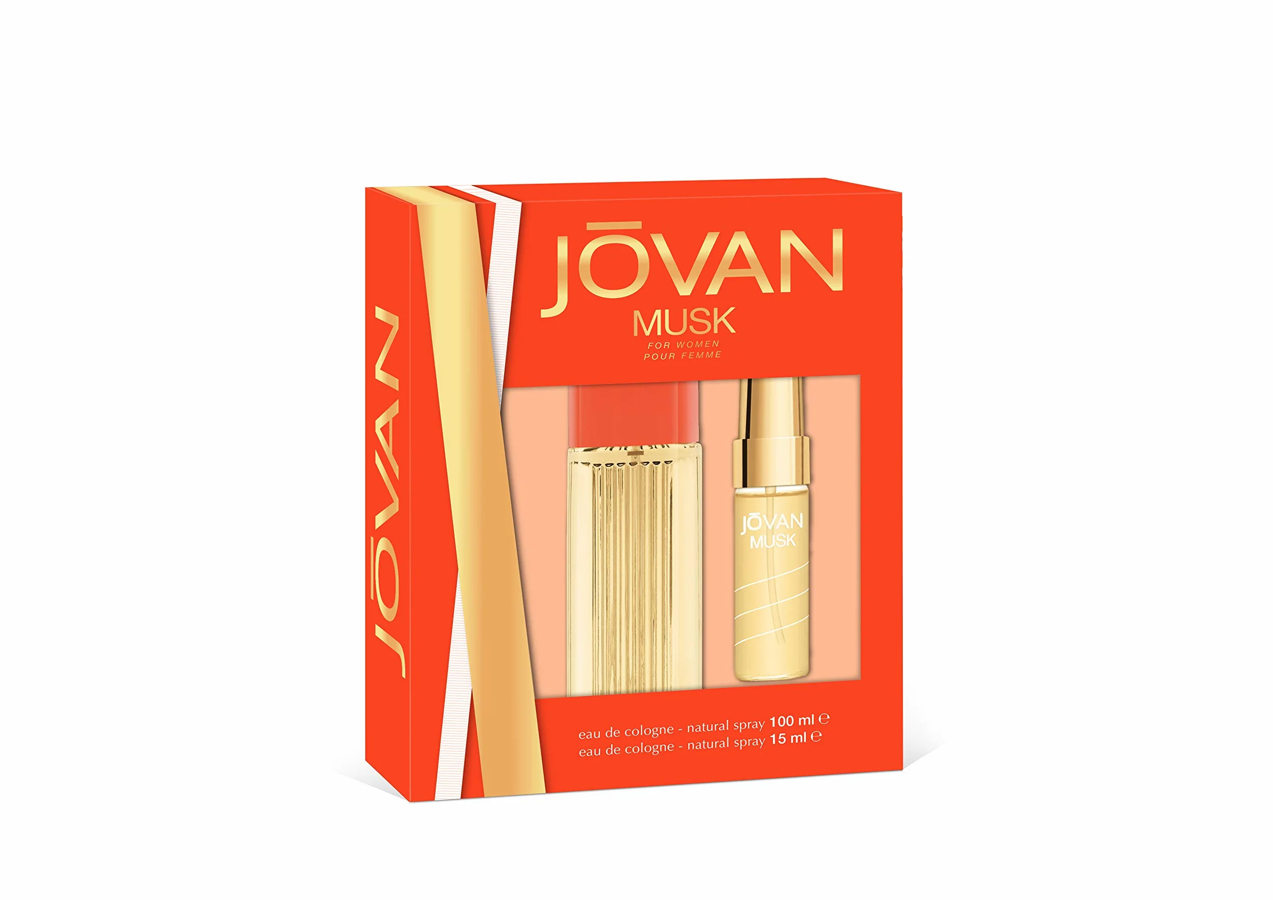 Jovan Zestaw upominkowy piżmo EDT Spray 100 ml + spray perfumowany 15 ml