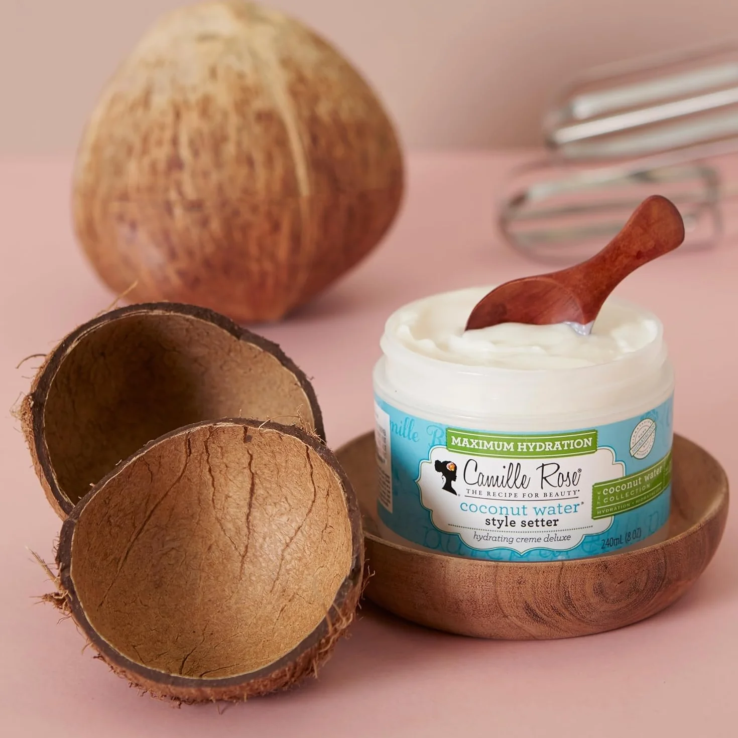 Camille Rose Naturals Coconut Water Style Setter 240ml,CAR008