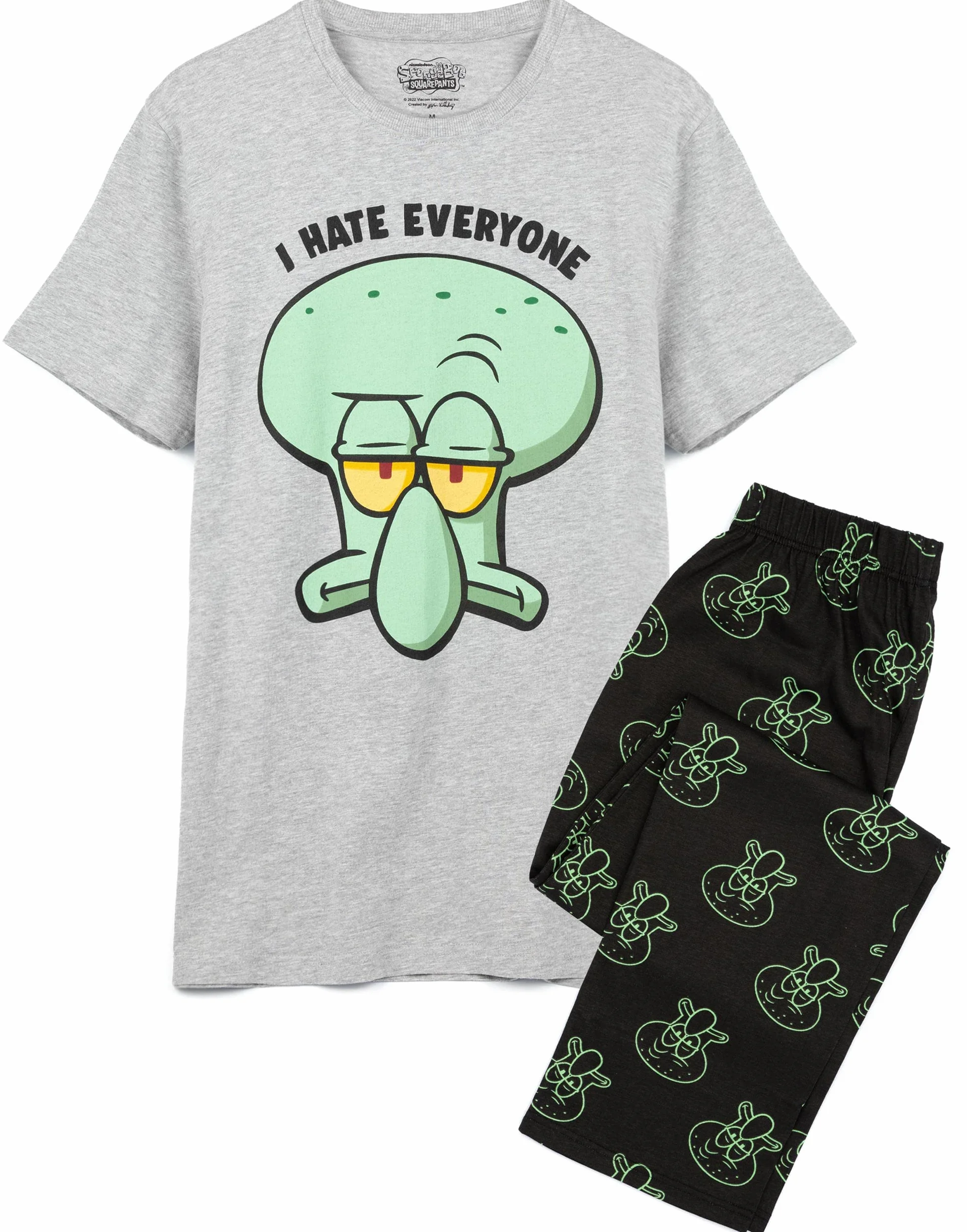 SPONGEBOB SQUAREPANTS Piżama męska dla dorosłych Squidward PJs