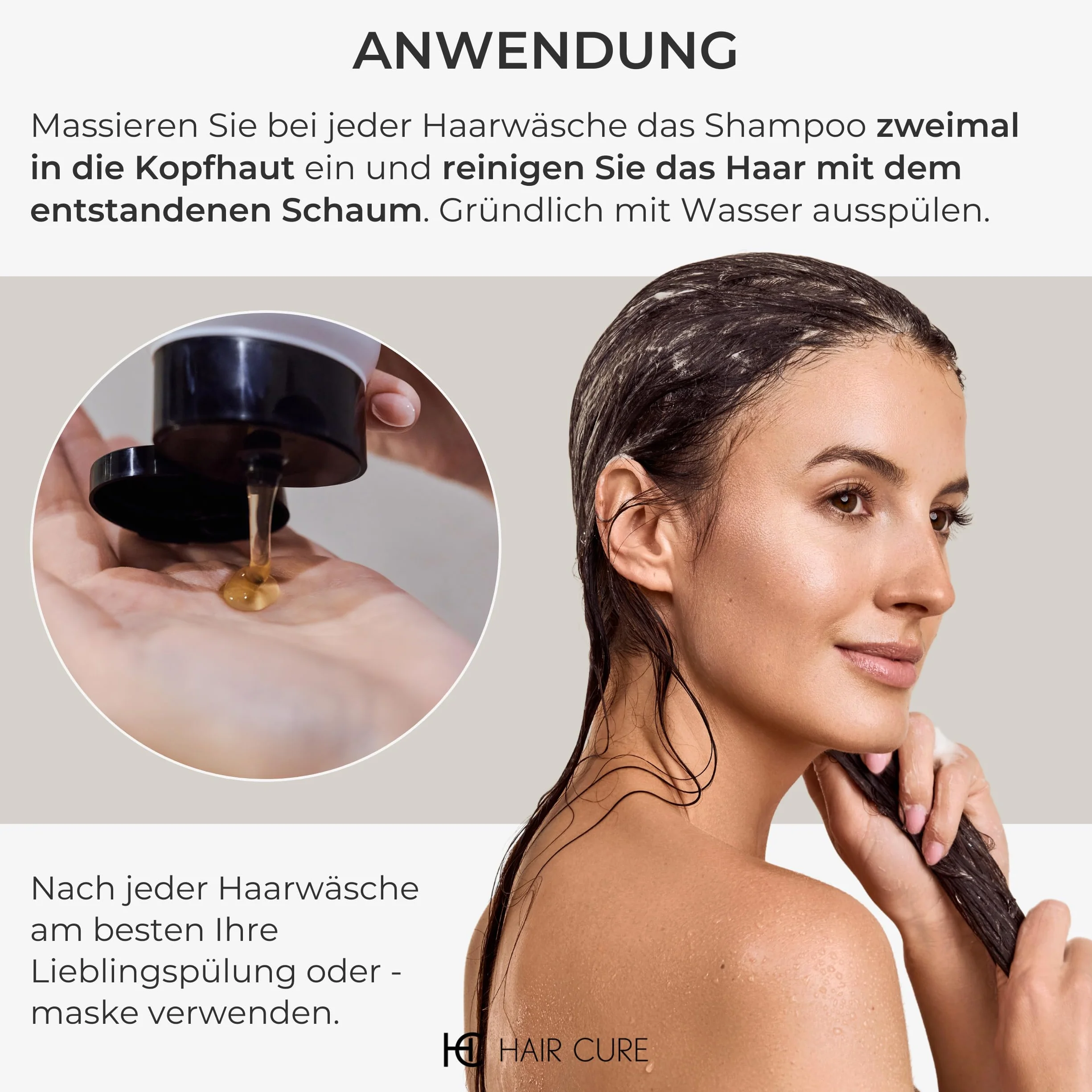 HAIR CURE Odżywczy Szampon Przeciw Wypadaniu Włosów 200 ml