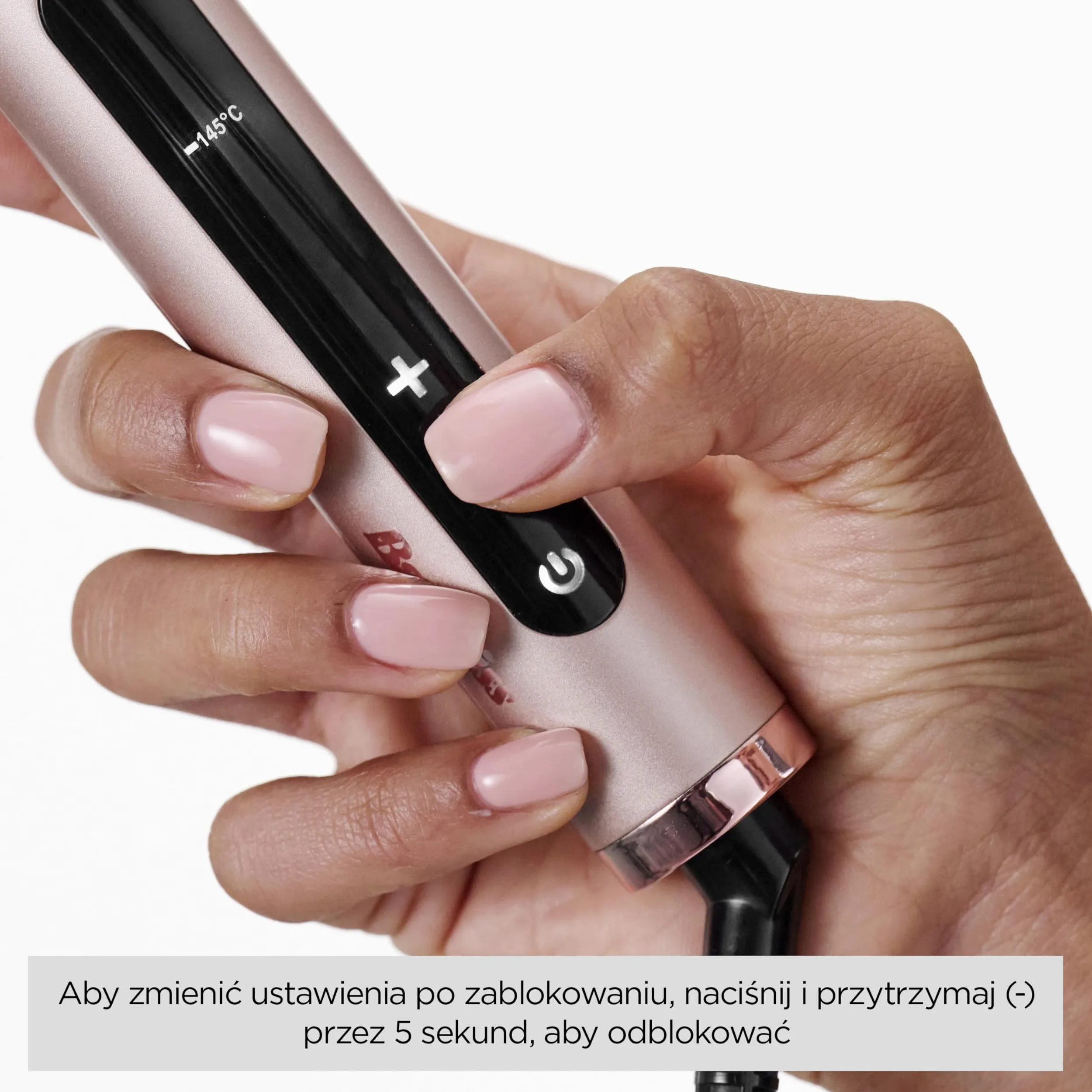 BaByliss Volume Boost Thermal Hot Brush – szczotka termiczna do stylizacji z lokówką 38 mm, przeciw puszeniu, 4 ustawienia temperatury, napięcie uniwersalne, różowo-czarna, HSB200E