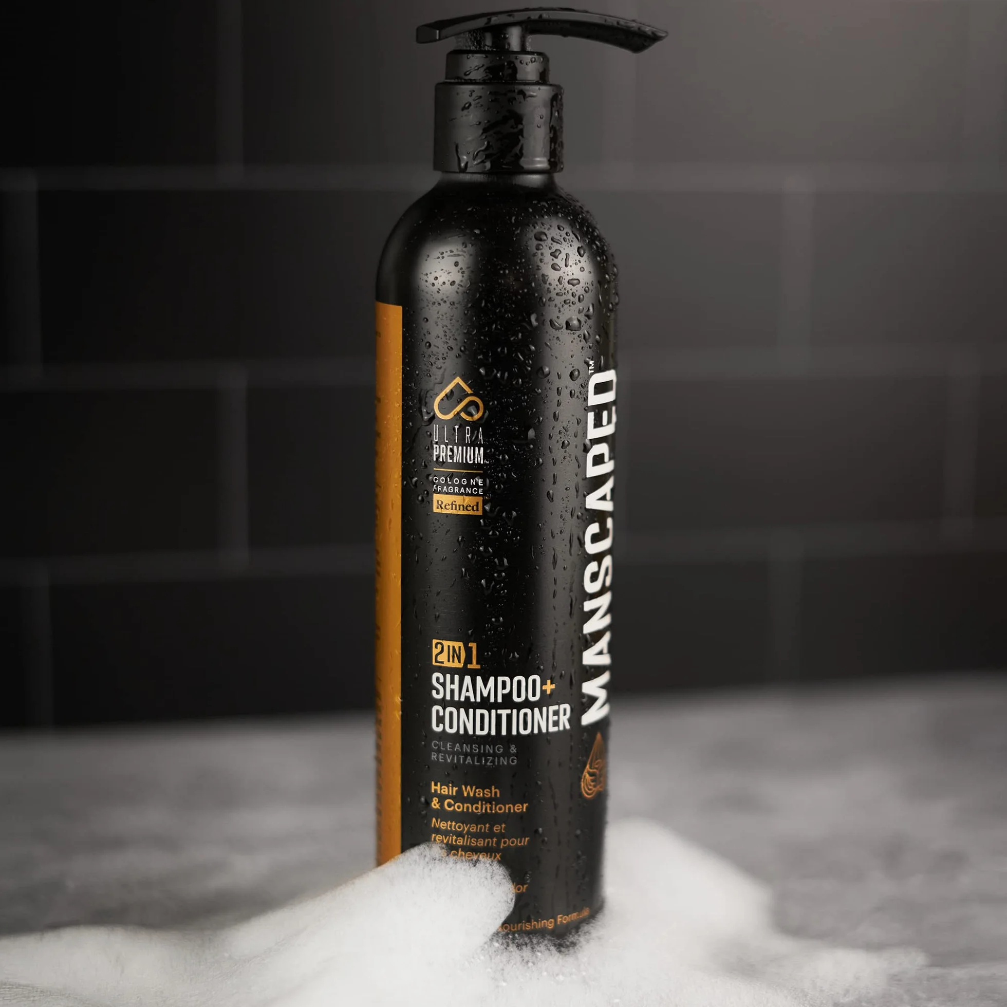 MANSCAPED® Szampon i odżywka 2 w 1 z wodorostami morskimi i aloesem 16 uncji