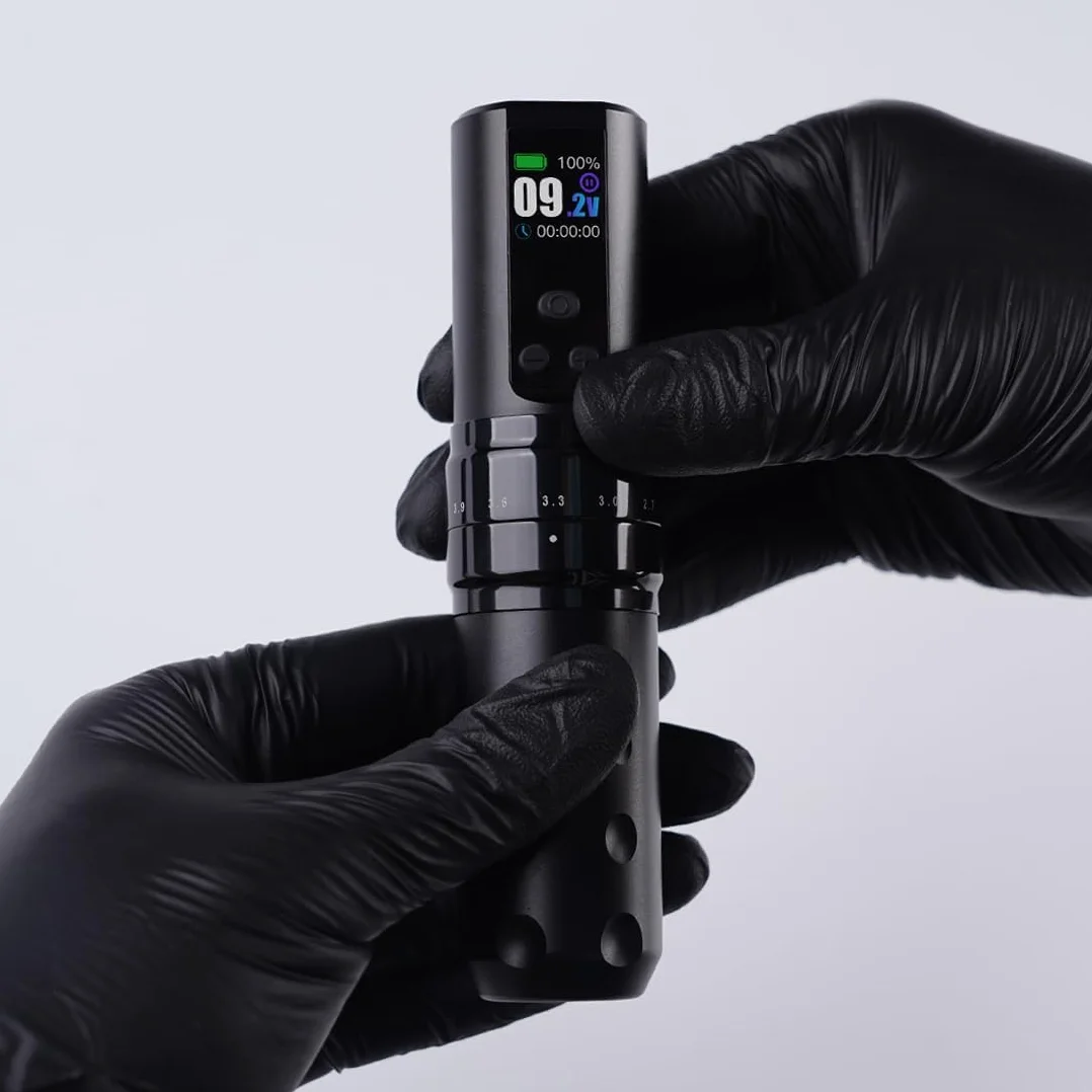 Mast Fold2 Pro Wireless Tattoo Machine Pen Rotary Tattoo Gun 7 Strokes Length 2000mAh Battery Mcore Smart Display Screen
