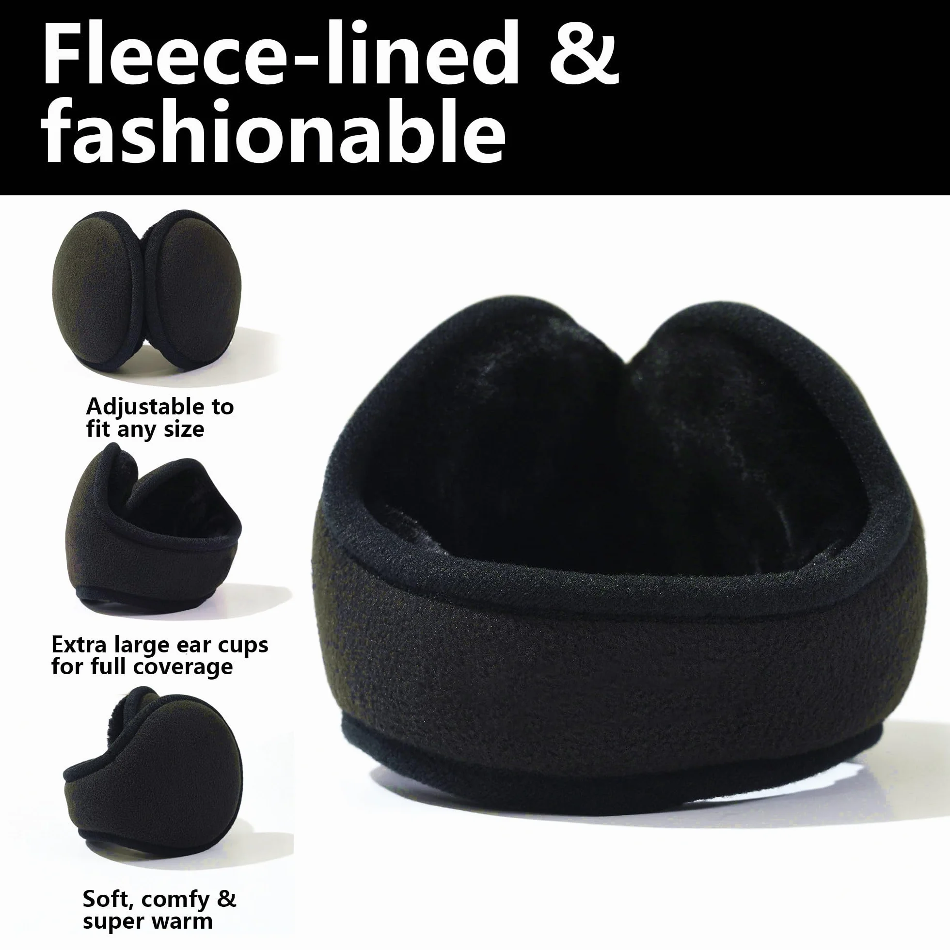 Unisex Ear Warmers dla kobiet Mężczyźni Nauszniki Winter Knit Polar Warm Earmuffs Winter Accessory