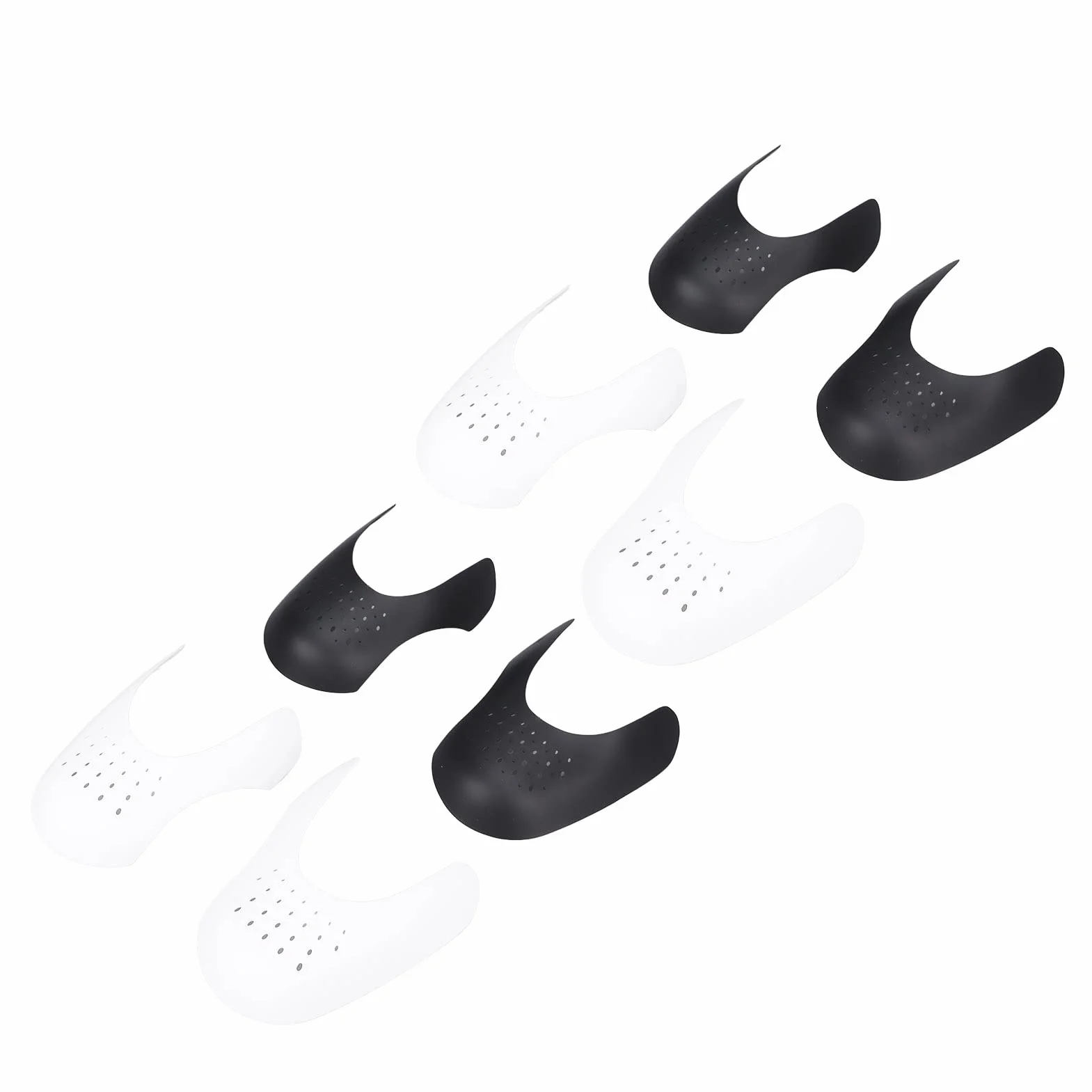 Buty Chroniące Przed Zagnieceniami, ANGGREK 4 Pary Sneaker Shoes Protector Shaper Wkładki do Butów Osłona Możliwość Krojenia Redukcja Zagnieceń Buty Chroniąca Przed Zagnieceniami
