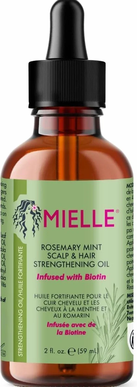 Mielle, Natural Organics, olejek rozmarynowy, olejek wzmacniający skórę głowy i włosy, 59 ml, opakowanie z 1 butelką, szczelne opakowanie