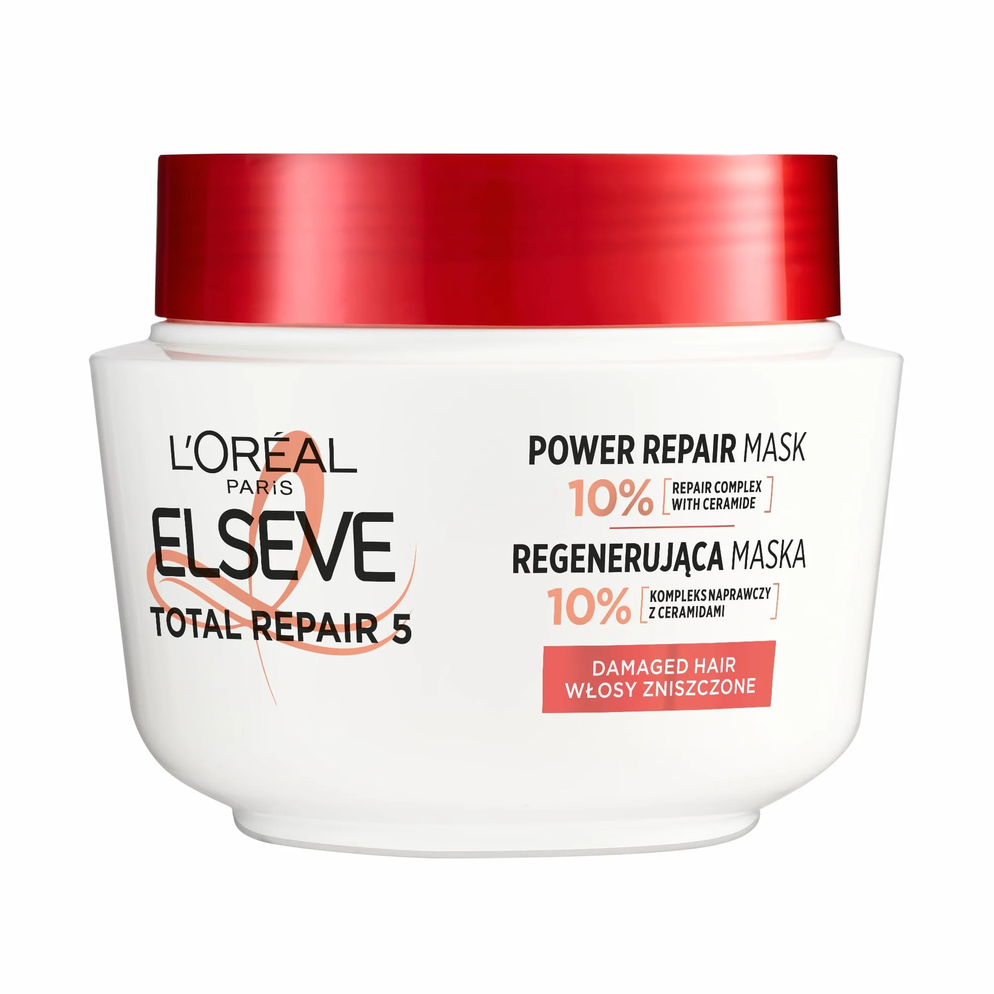 L'Oreal Paris Hair Care Elseve Total Repair 5 Maska Regenerująca Do Włosów Zniszczonych 300 Ml