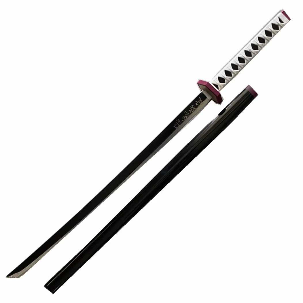 damdos Halloween rekwizyt broń demon pogromcy cosplay miecz pianka PU 80 cm Tomioka Giyuu Kamado Tanjirou miecze prezenty urodzinowe (Tomioka Giyuu)