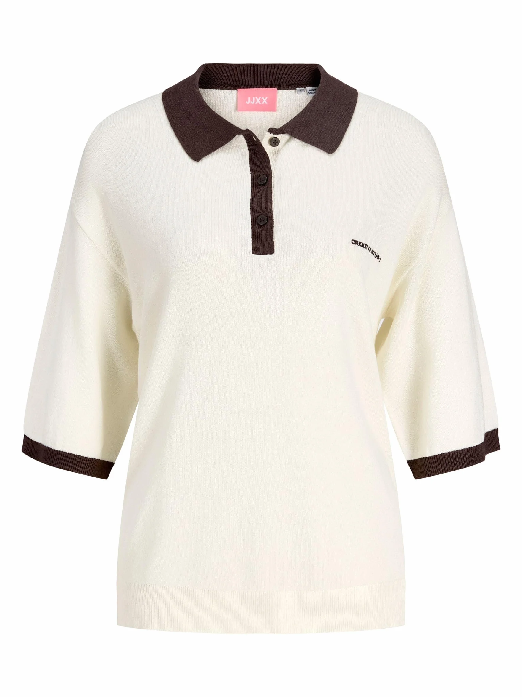 JACK & JONES Jxvilda SS Polo Knit Kobiety Jxvilda Ss Polo Knit (1 w zestawie)