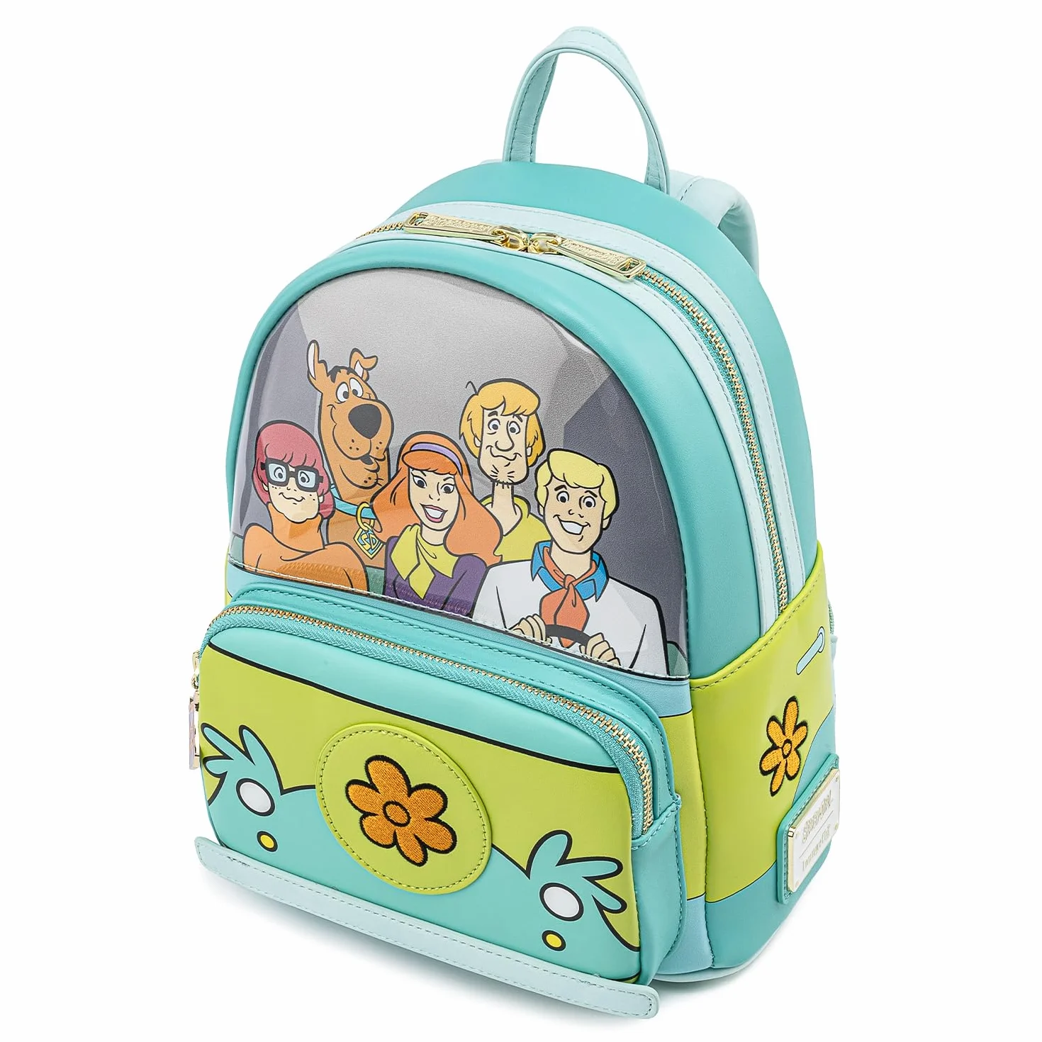 Loungefly Scooby Doo Mystery Machine Damska torebka na ramię z podwójnym paskiem, multi, Rozmiar uniwersalny