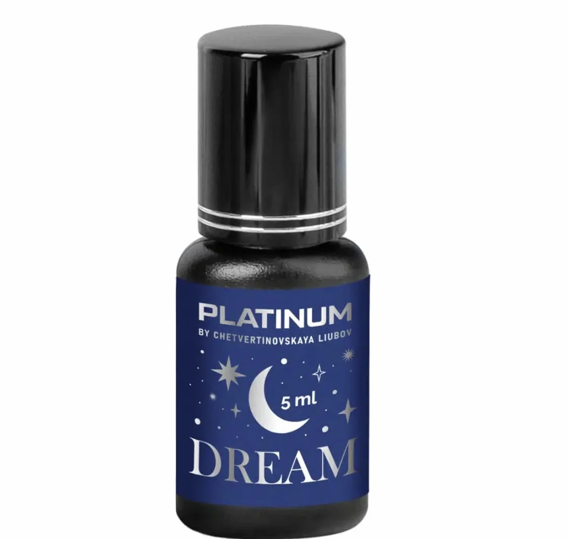 PLATINUM Dream klej do rzęs 5 ml – 0,5–1 sek. utrwalanie – czarny – niska ilość oparów – silna przyczepność