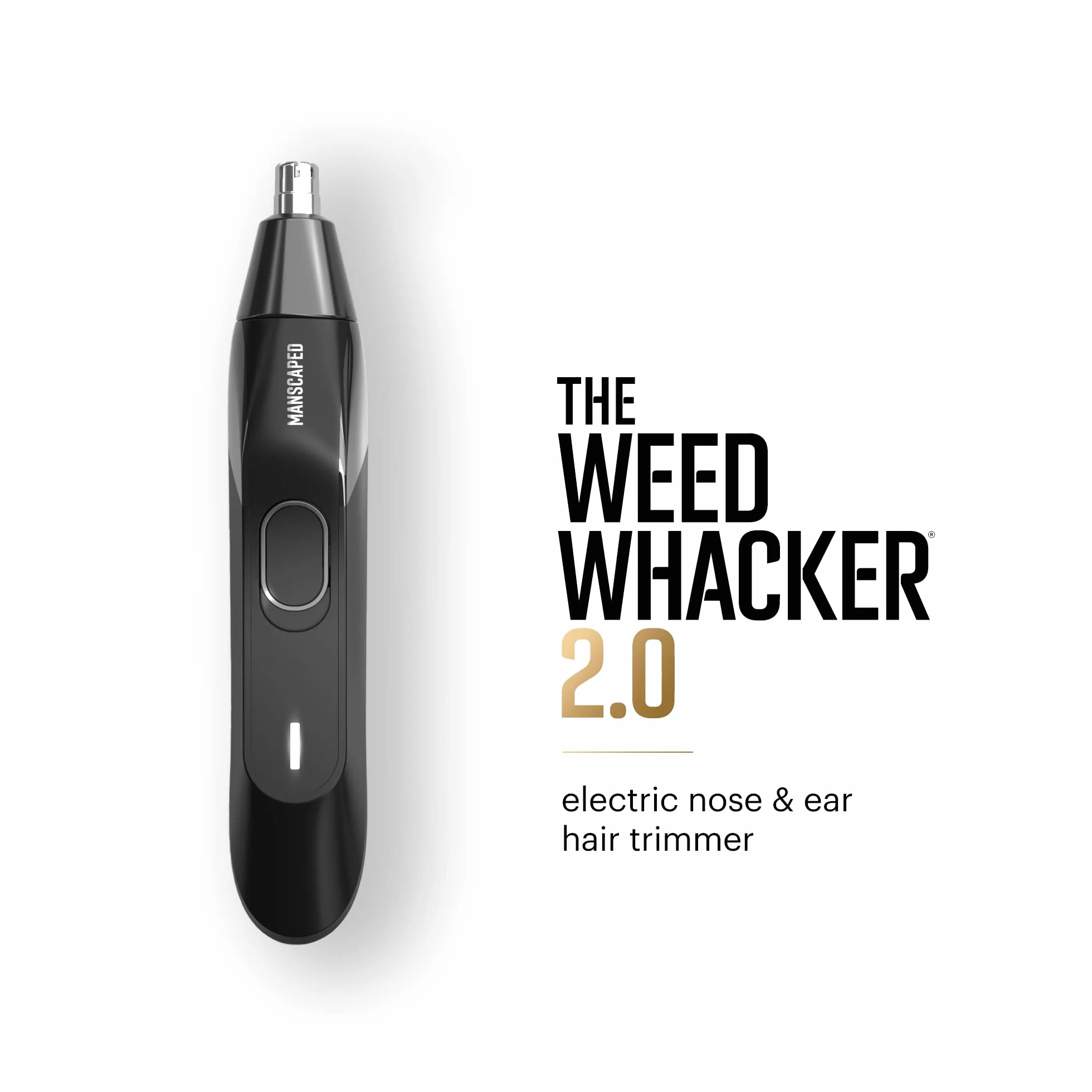 MANSCAPED® The Perfect Duo 4.0 Contains The Lawn Mower® 4.0 Waterproof Electric Groin Hair Trimmer and The Weed Whacker® Nose and Ear Hair Trimmer