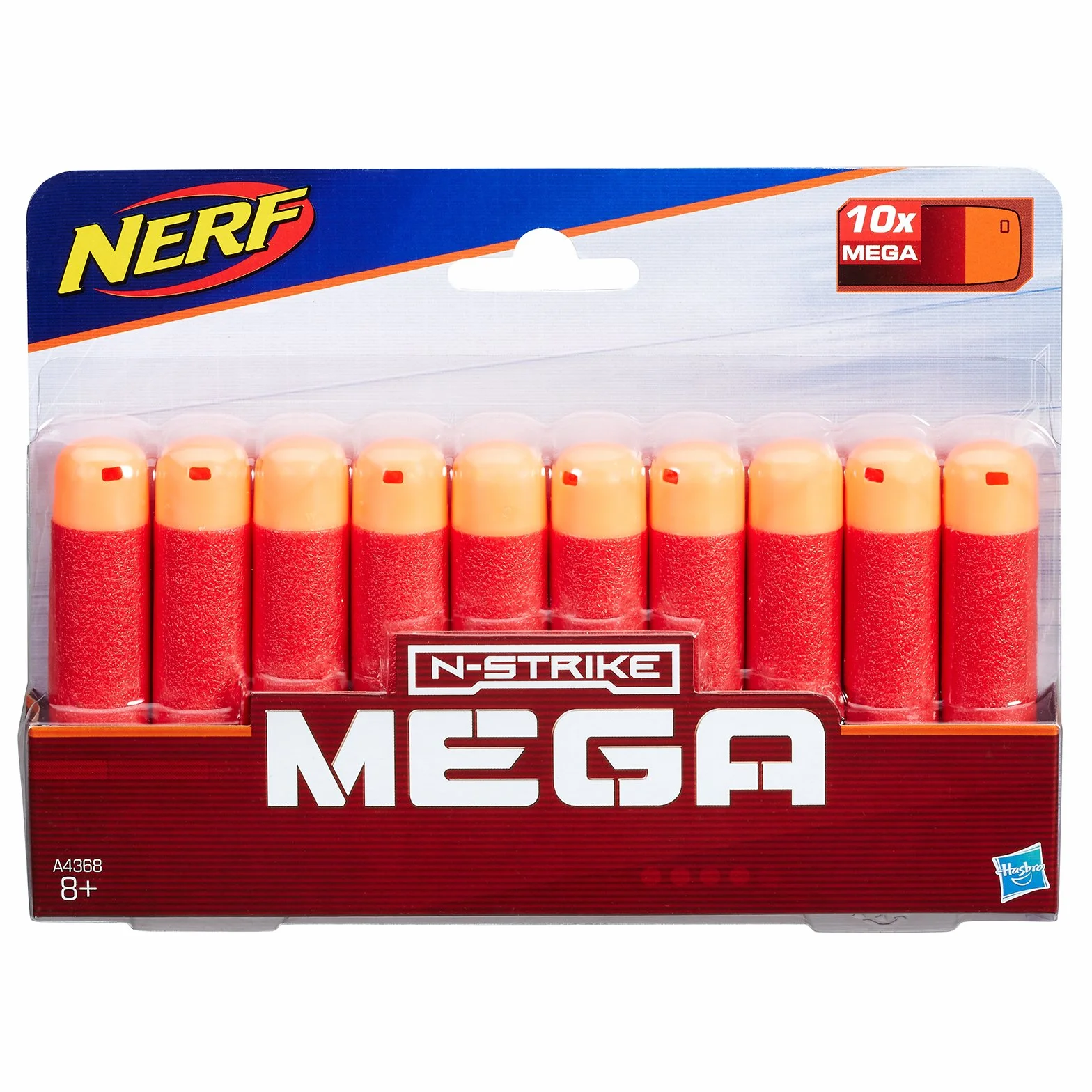 Nerf Hasbro N-Strike Mega Series rzutki, 10-pak
