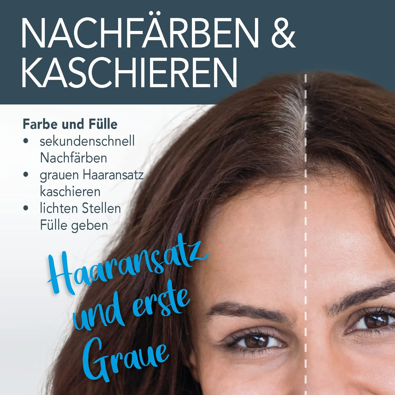 COVER HAIR - Premium włosy do zagęszczania włosów 14 g, autentyczny wygląd dla mężczyzn i kobiet, 100% naturalny ciemny brąz, 14 g