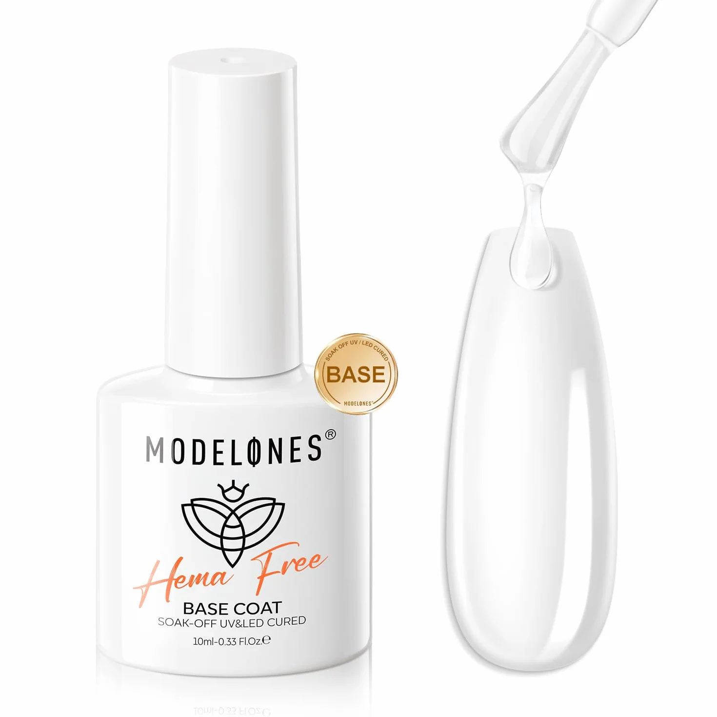 Modelones Base Coat UV podkład LED lakier żelowy 10 ml