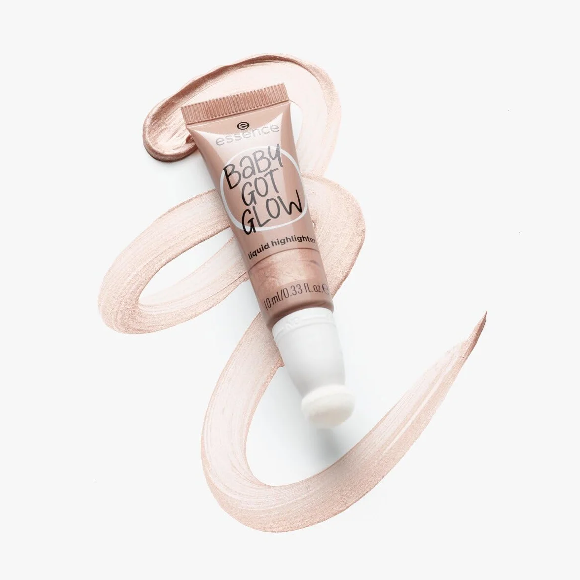 essence Rozświetlacz w płynie BABY GOT GLOW, konturowanie, wyraźny wynik, łatwa/y do usunięcia., błyszczący, świetlisty (10ml)