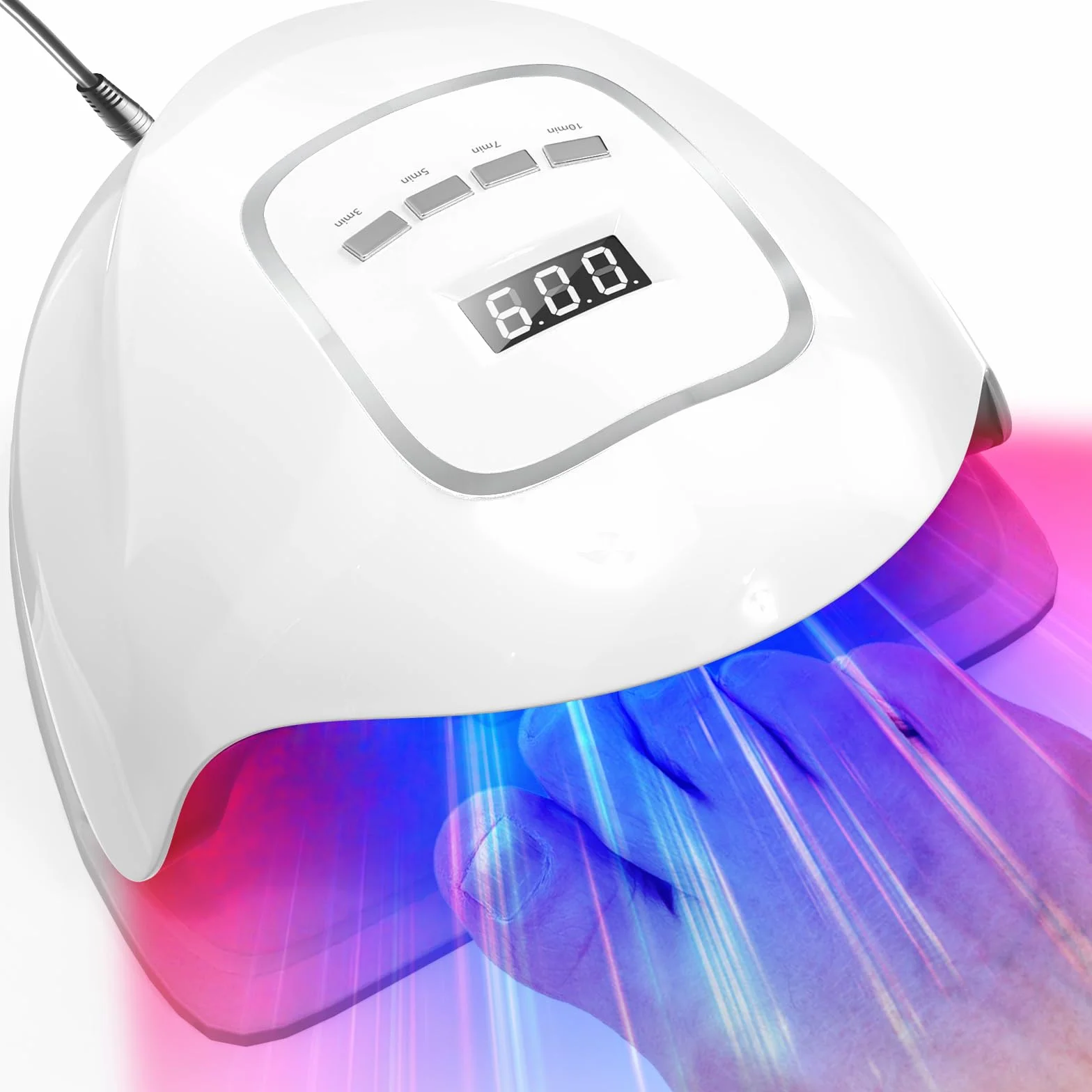 iKeener Laserowe urządzenie do usuwania grzybów paznokci, FDA, niebieskie światło 15 x 470 nm + 30