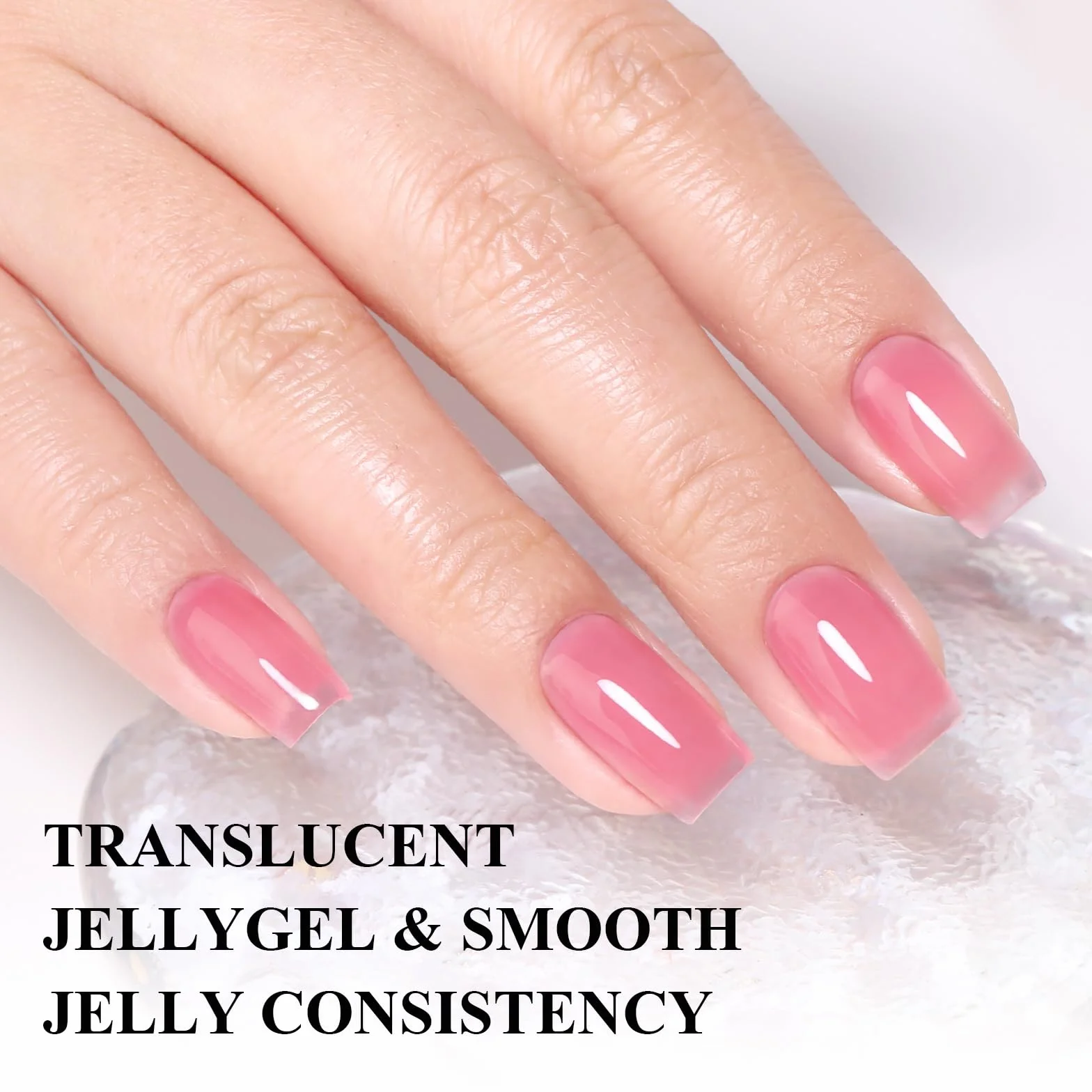 Lakier żelowy Hema Free Jelly Pink 10 ml do paznokci