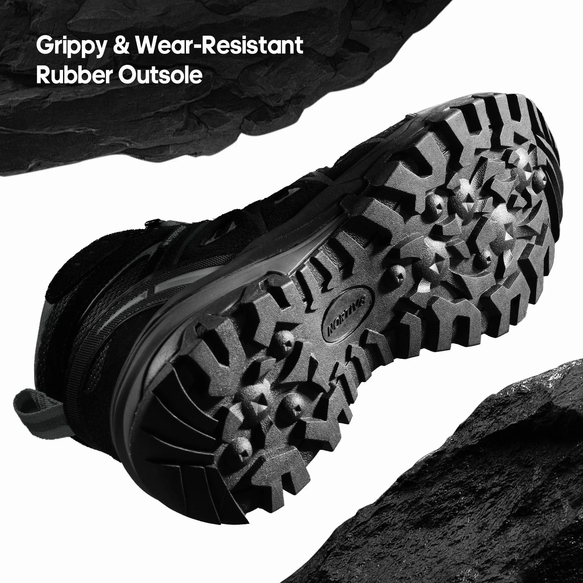 NORTIV 8 Buty trekkingowe dla kobiet - oddychające, wygodne, stylowe i wodoodporne
