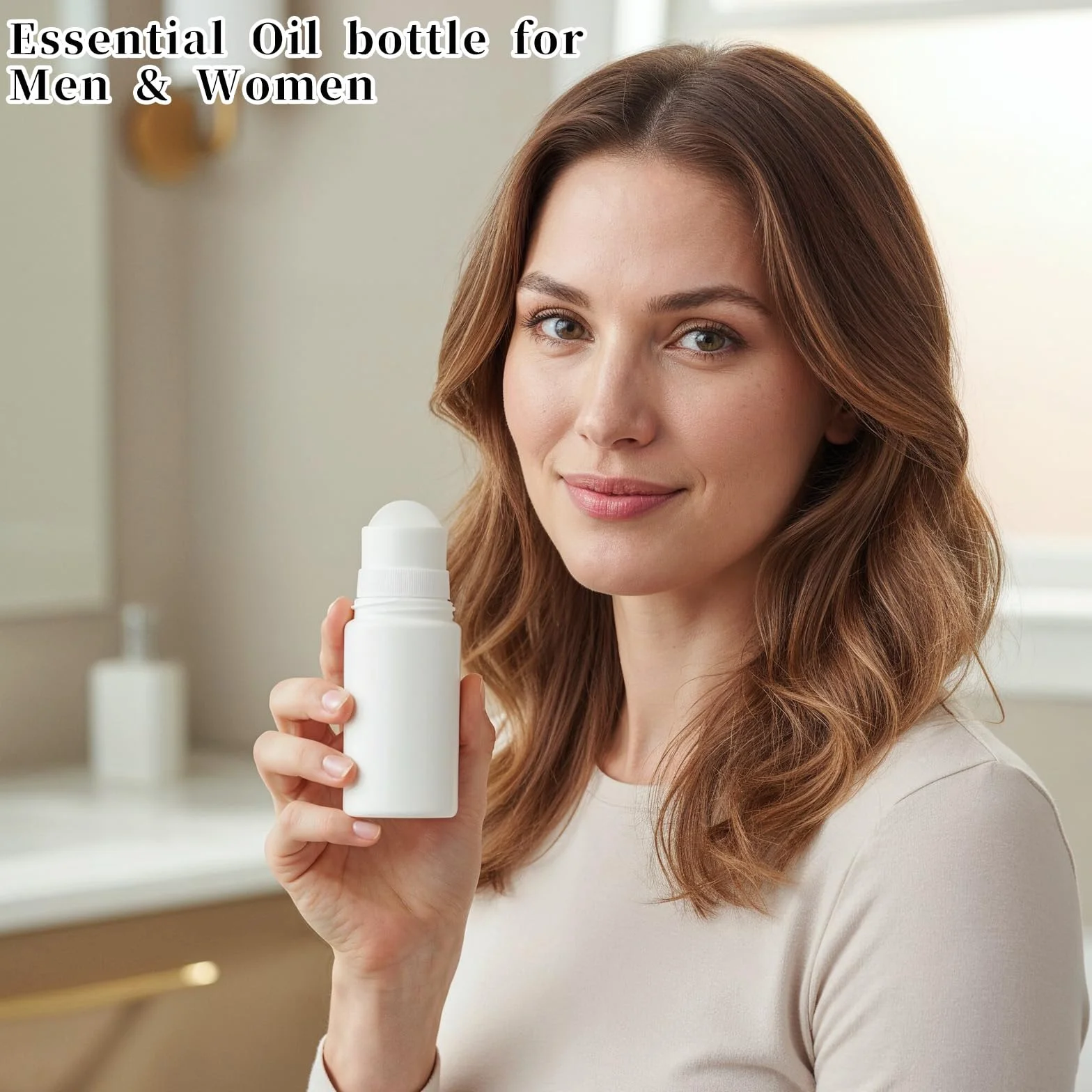 6 szt. 50 ml butelek typu roll-on, puste butelki wielokrotnego napełniania, pojemniki z nakrętkami, szczelne pojemniki na dezodoranty do samodzielnego wykonania, dezodoranty, olejki eteryczne