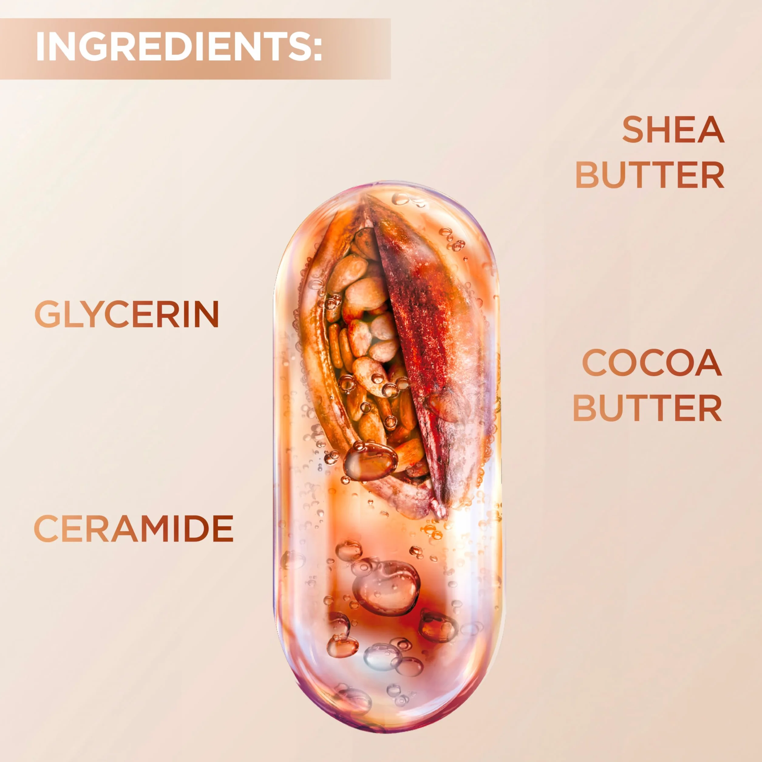 Garnier Body Superfood środek do pielęgnacji ciała 48h regenerujące masło do ciała z masłem kakaowym i ceramidami, 380 ml
