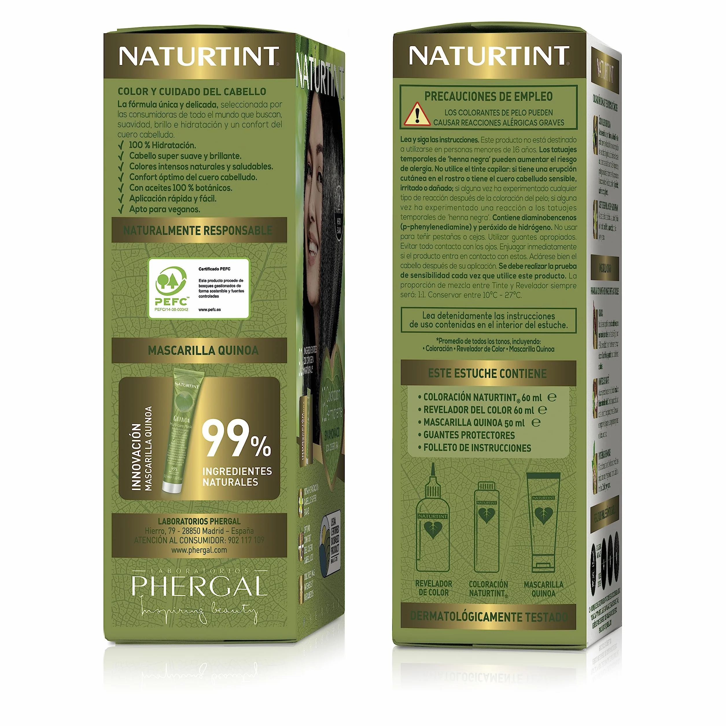 Naturtint Biobased farba do włosów bez amoniaku 6N ciemny blond 3 sztuki 510 ml