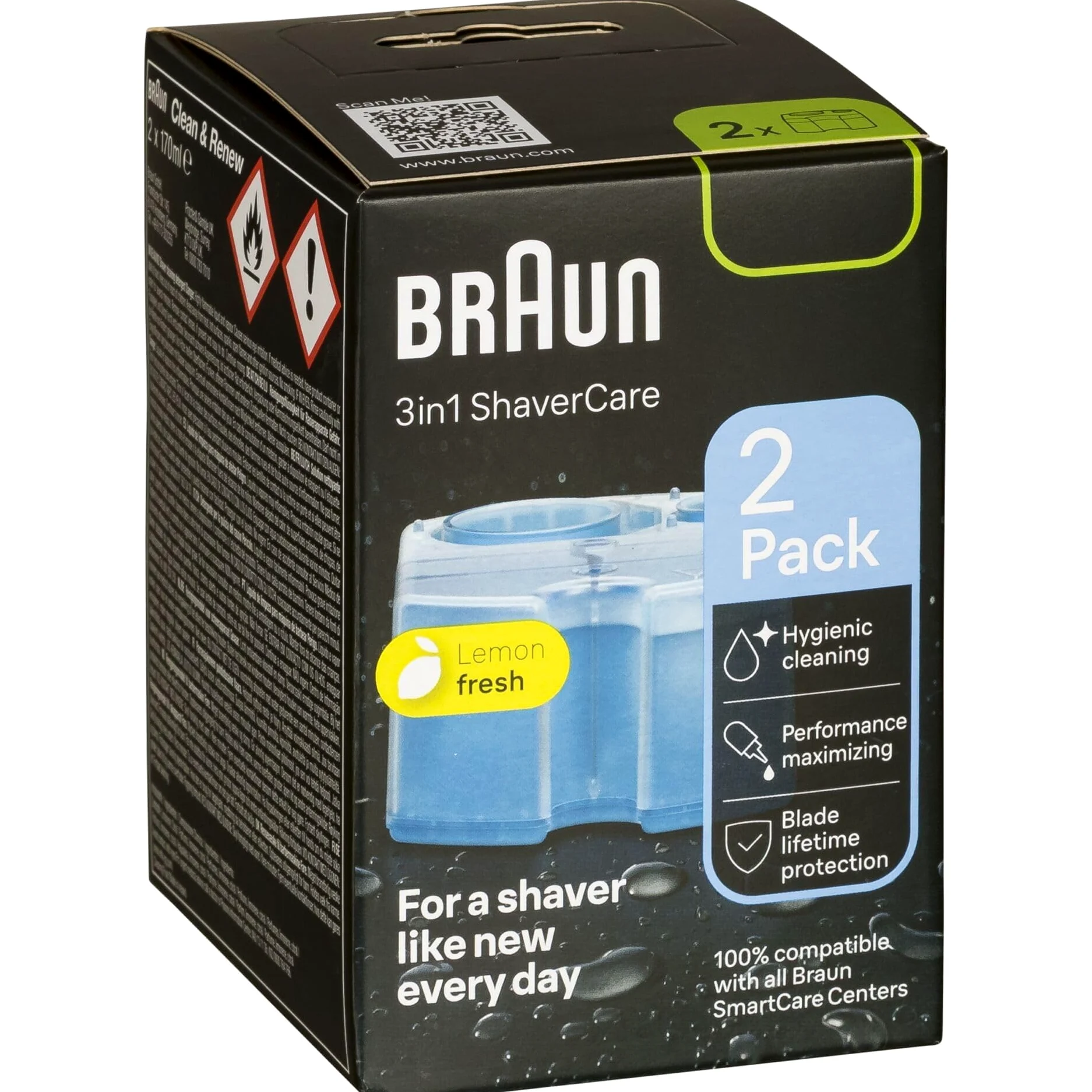 Braun ShaverCare 3 w 1 SmartCare Center Wymienne Wkłady Czyszczenie 2 sztuki