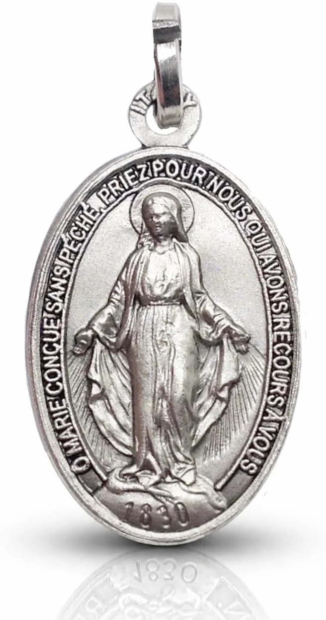 CUDOWNY MEDAL ZE SREBRA 925 - ORYGINALNY - 100% WYKONANY WE WŁOSZECH