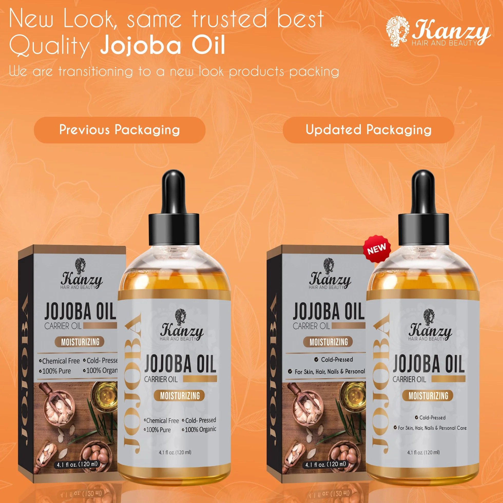 Olej Jojoba Bio 100% Czysty Tłoczony Na Zimno 120ml Nierafinowany Nośnikowy Do Włosów Paznokcie Ciało Skóra Twarz
