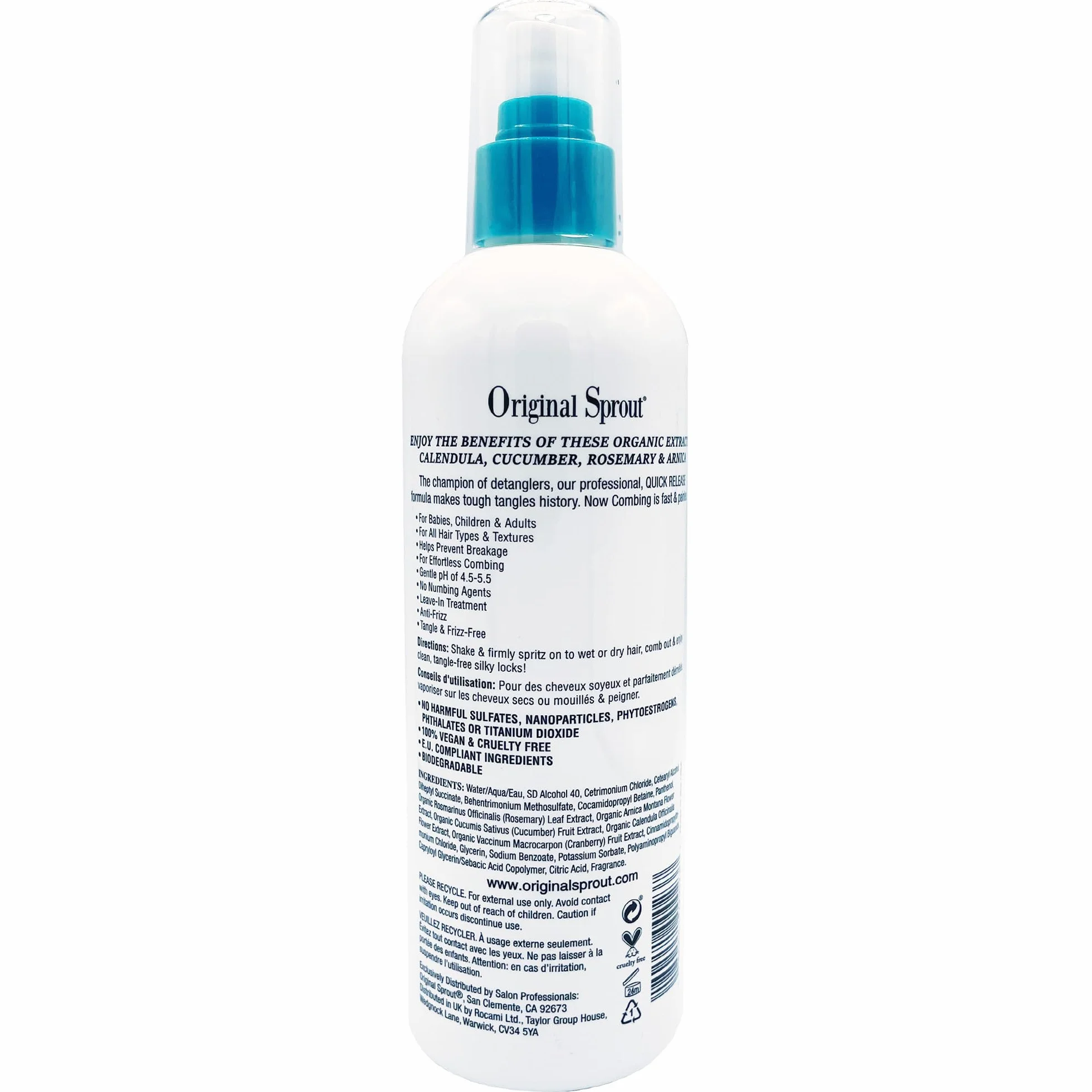 Original Sprout Rozczesywacz włosów – 354,89 ml – do wszystkich rodzajów i tekstur włosów – unisex – odżywka do włosów