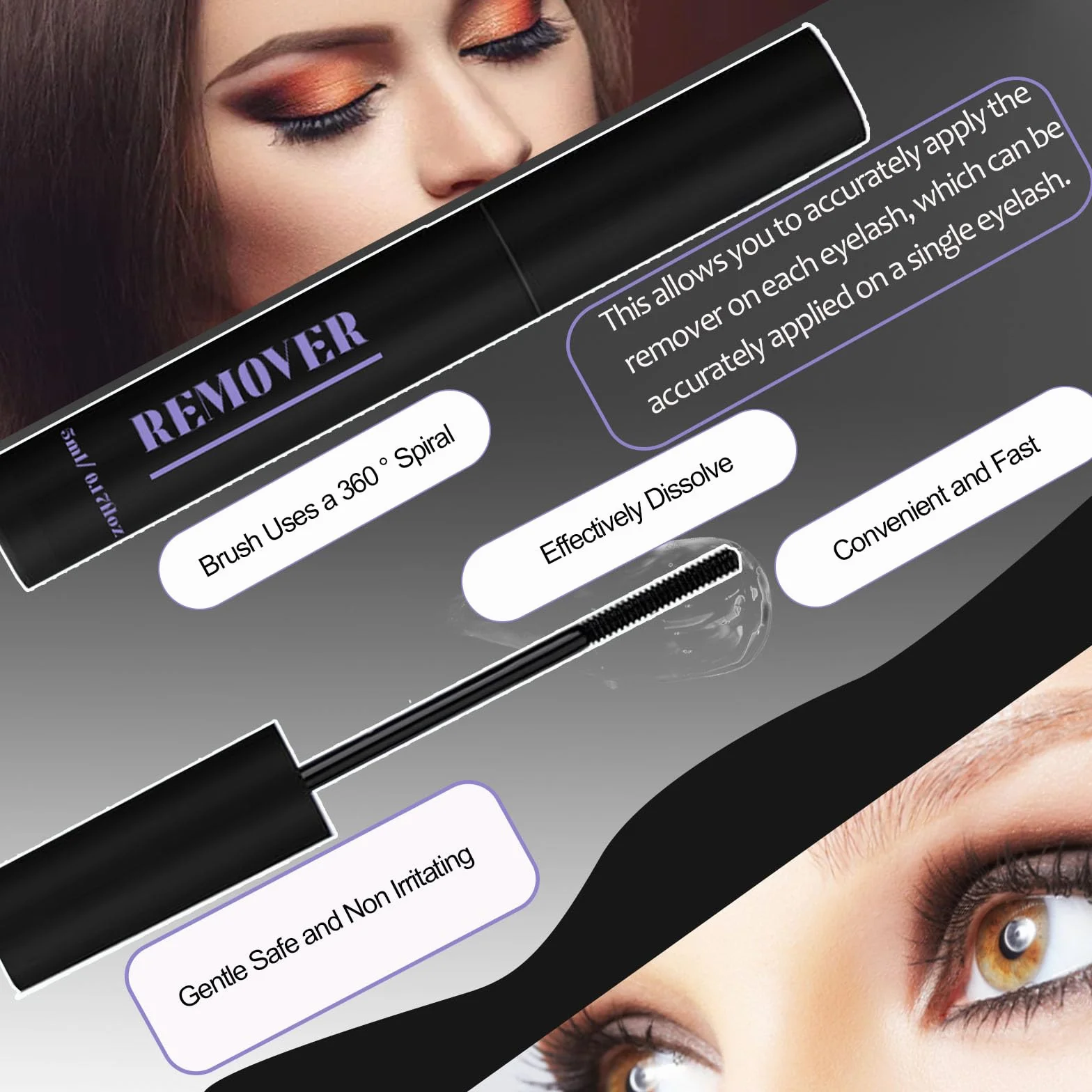 Klej do rzęs Lash Bond i Seal Kit 3 szt. DIY Lash Extension wodoodporny 72 h zmywacz pęseta