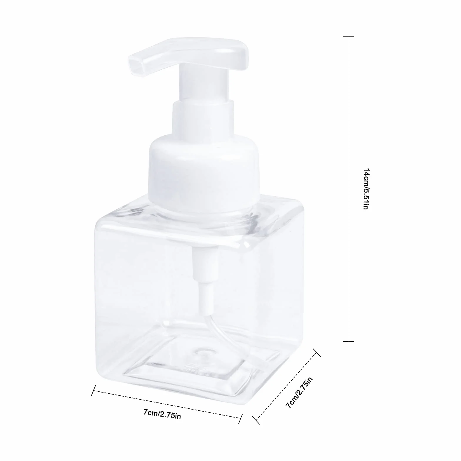 2 sztuki dozownik mydła piankowego 250 ml (8,5 uncji) pompa puste butelki do mydła ręcznego w kuchni lub łazienkowej do mycia twarzy