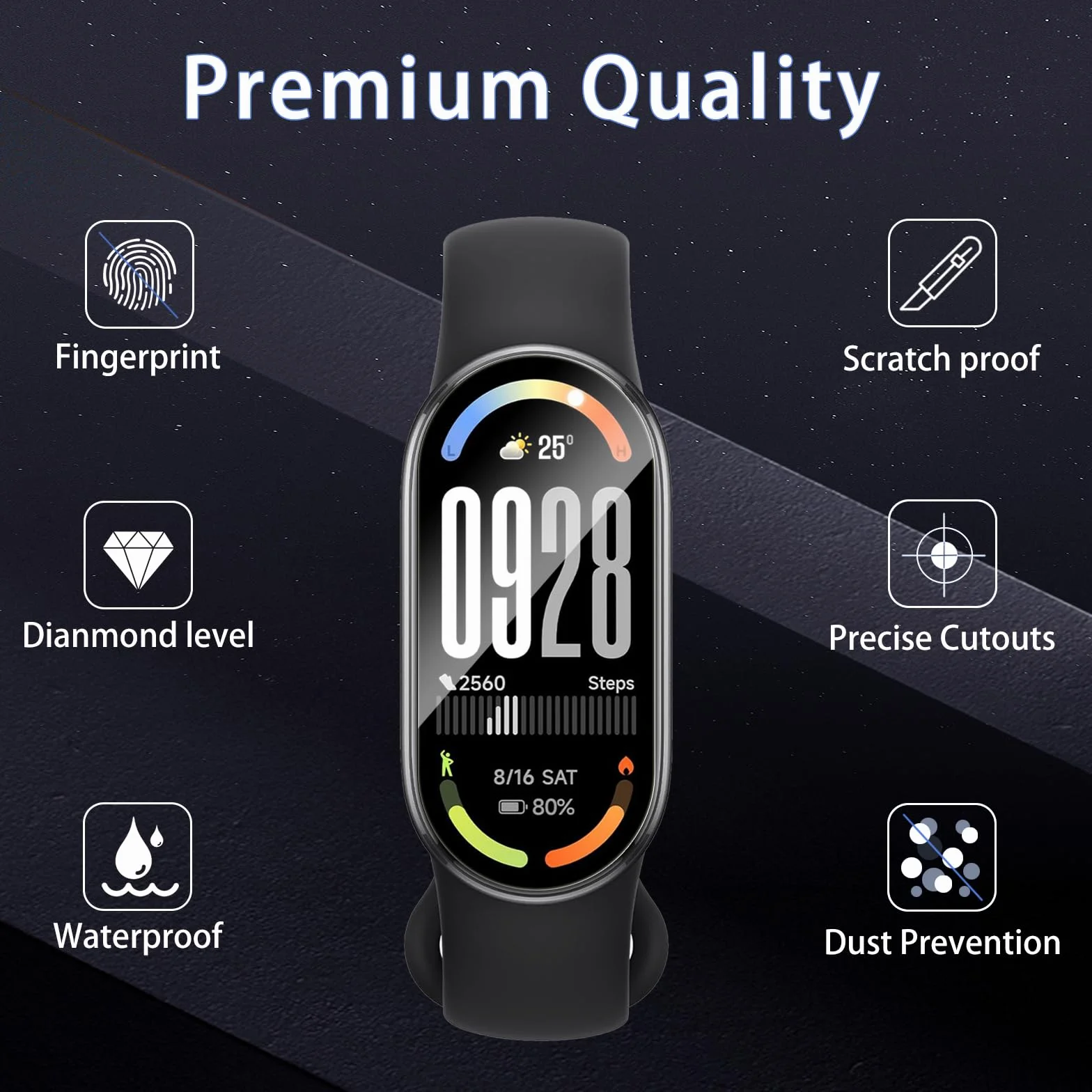 [4 sztuki folii ochronnej kompatybilnej z Xiaomi Smart Band 10, odporna na zarysowania HD TPU Soft Film, 3D Curved Full Cover Protective, bez pęcherzyków powietrza, ochrona przed odciskami