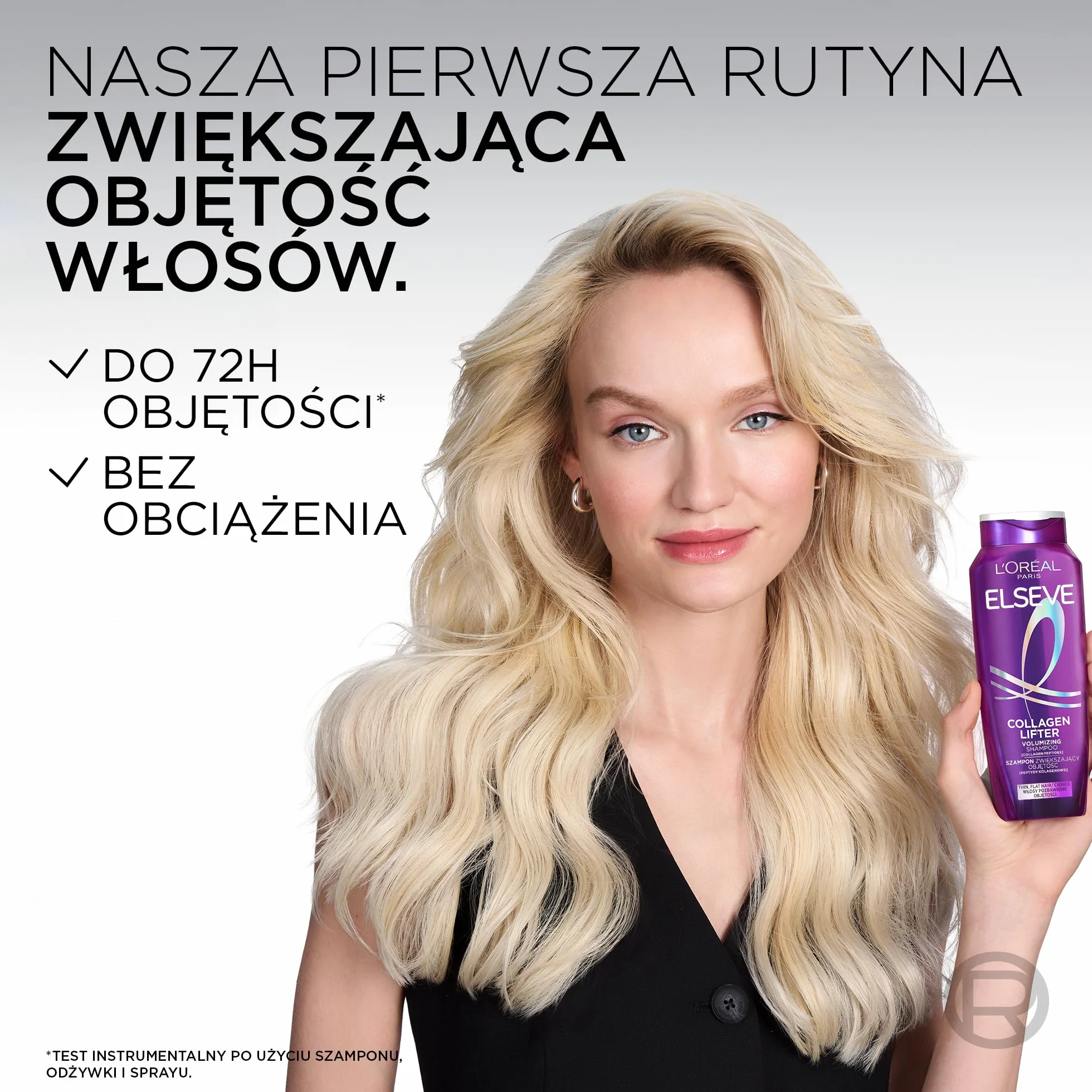 L'Oreal Paris Elseve Collagen Lifter Szampon zwiększający objętość do włosów cienkich, pozbawionych objętości 400 ml