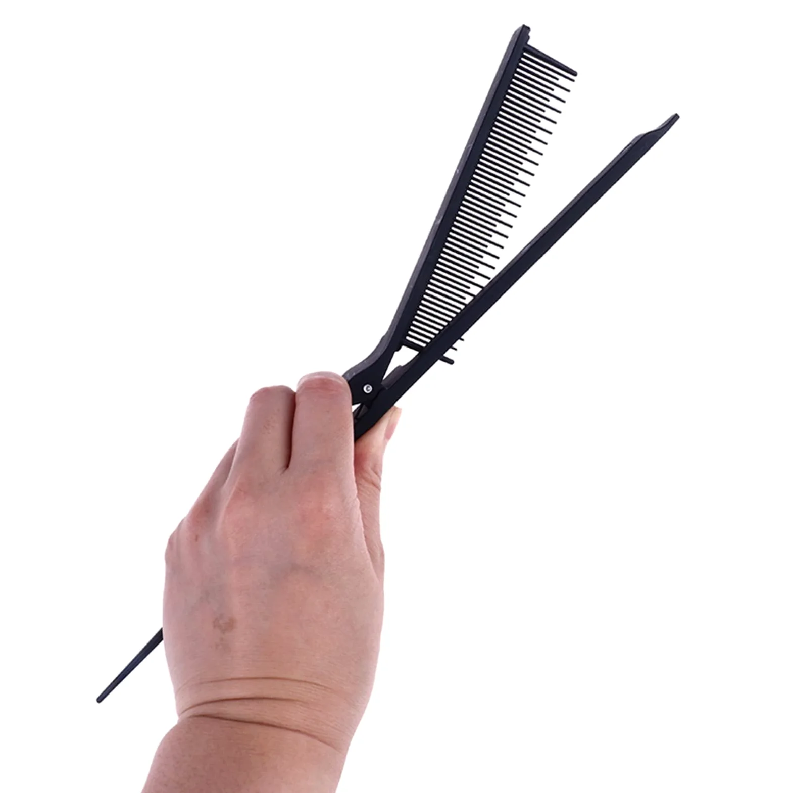 DieffematicSZ Grzebień Hair Cutting Zonal Comb Modeling Plastic Hairpin Tail Comb (Color : White)