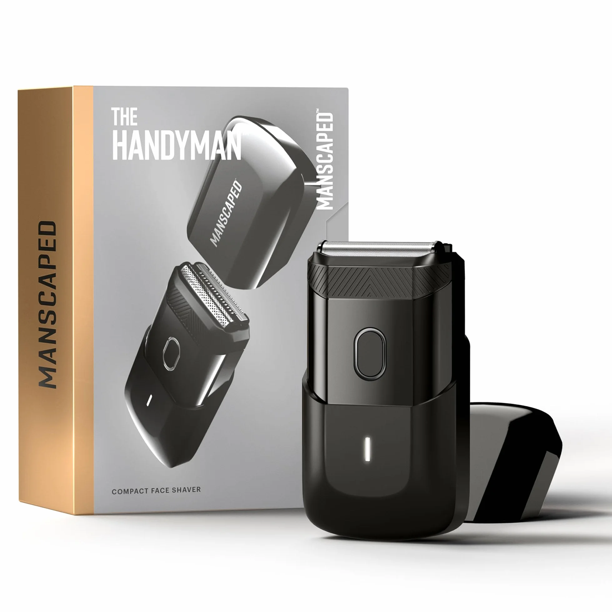 MANSCAPED® The Handyman™ golarka kompaktowa męska elektryczna wodoodporna USB-C do długich włosów i foliowane ostrza