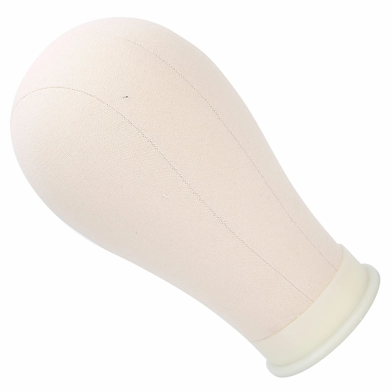 54 cm płócienna głowa peruki, głowa manekina, model głowy, styropian, profesjonalna łysa głowa z zaciskiem i szpilkami w kształcie litery T (56 cm)