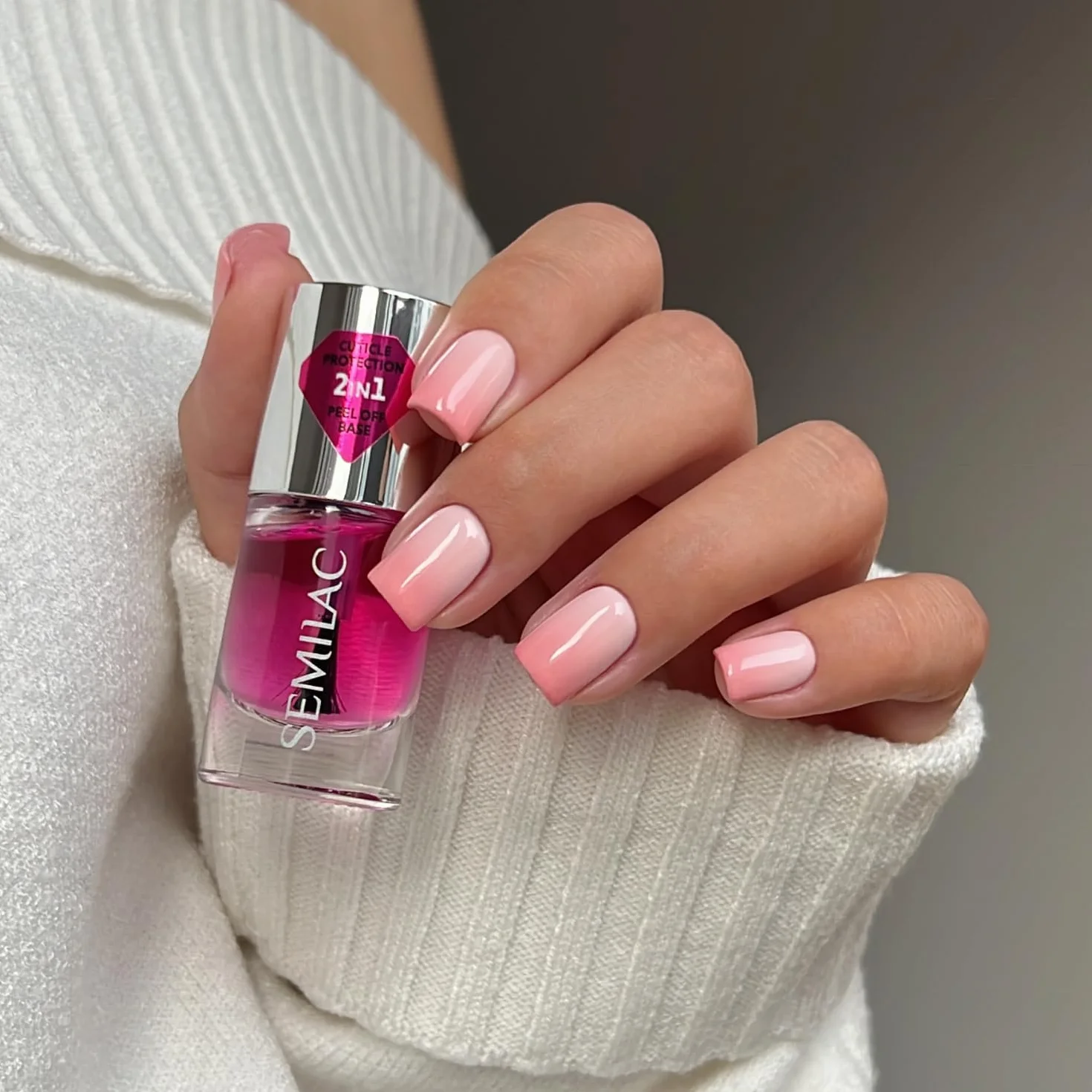 Semilac Guma Ochronna Do Skórek/Baza Peel Off 2w1 Jelly Nail Tape 7ml