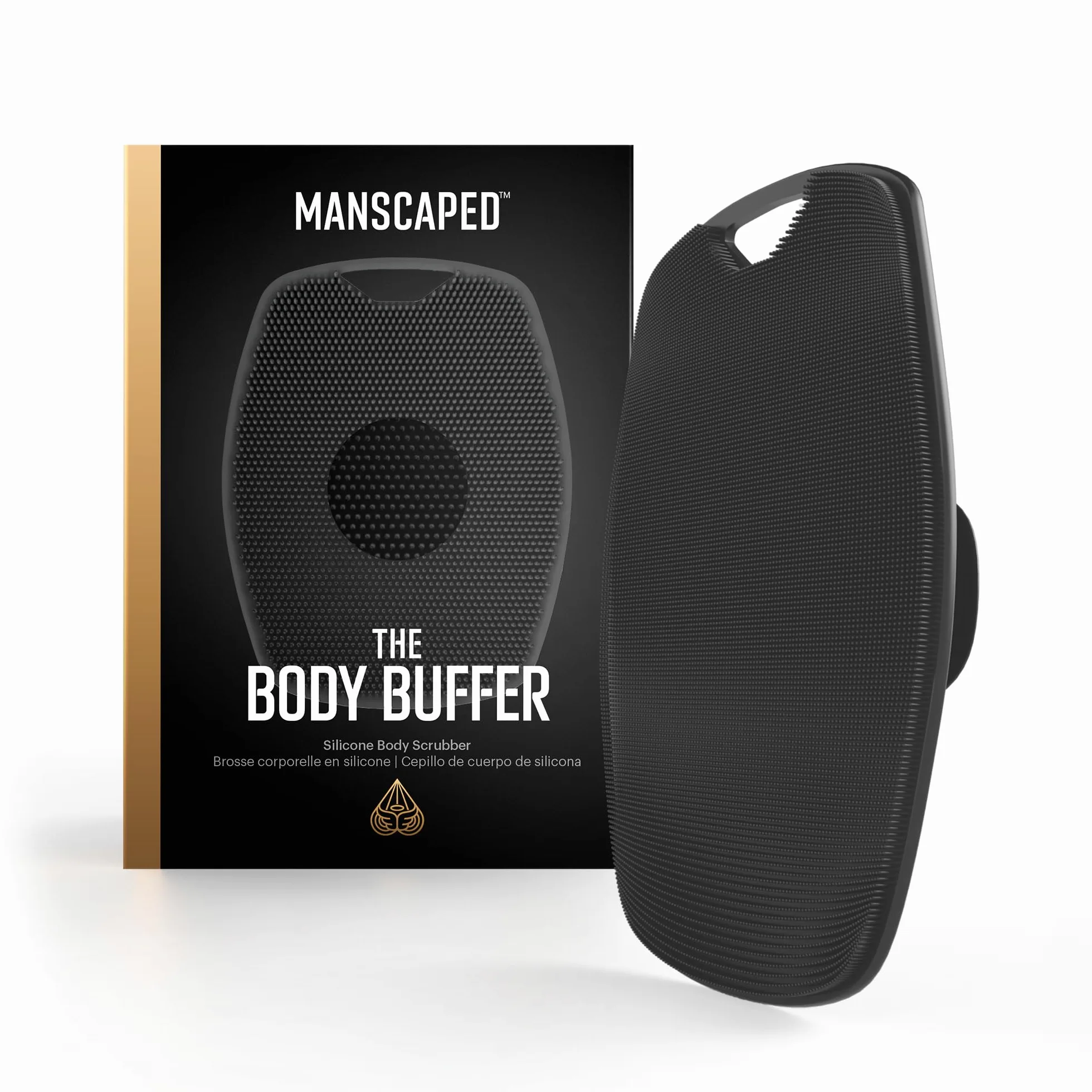 MANSCAPED® The Body Buffer Silikonowy skruber Premium do odżywiania, czyszczenia i złuszczania skóry