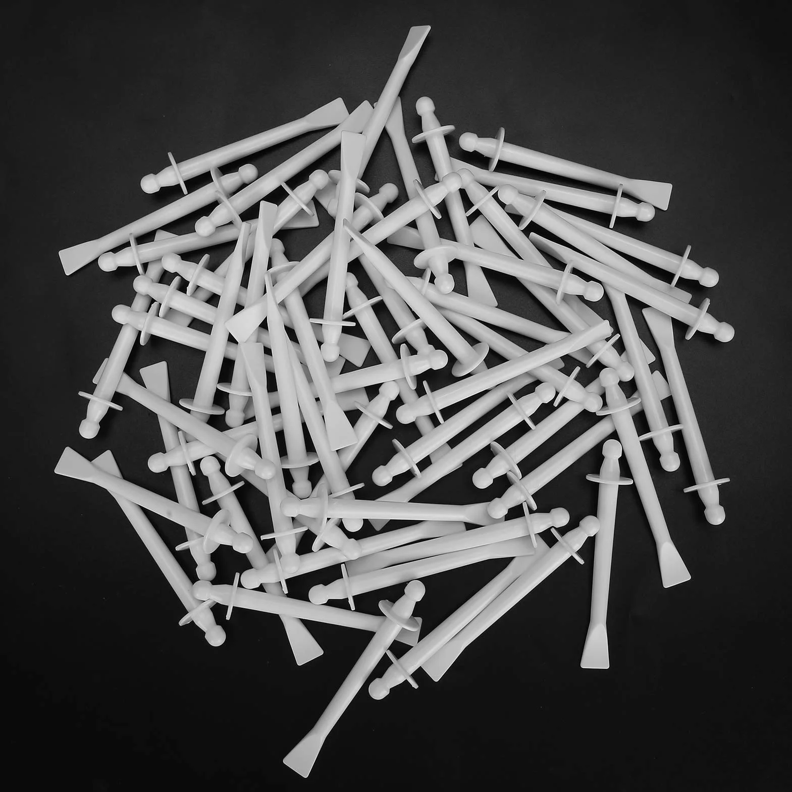 Pręty do depilacji nosa, 60 sztuk, jednorazowy aplikator do depilacji nosa, aplikator wosku do nosa, plastik, pręty woskowe do nosa, szpatułki, aplikator woskowy