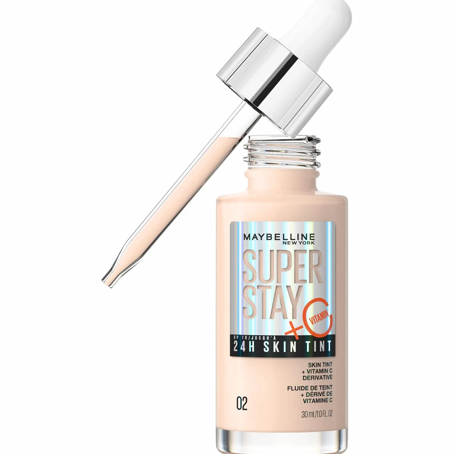 Maybelline New York Super Stay 24H Skin Tint Naked Ivory 02